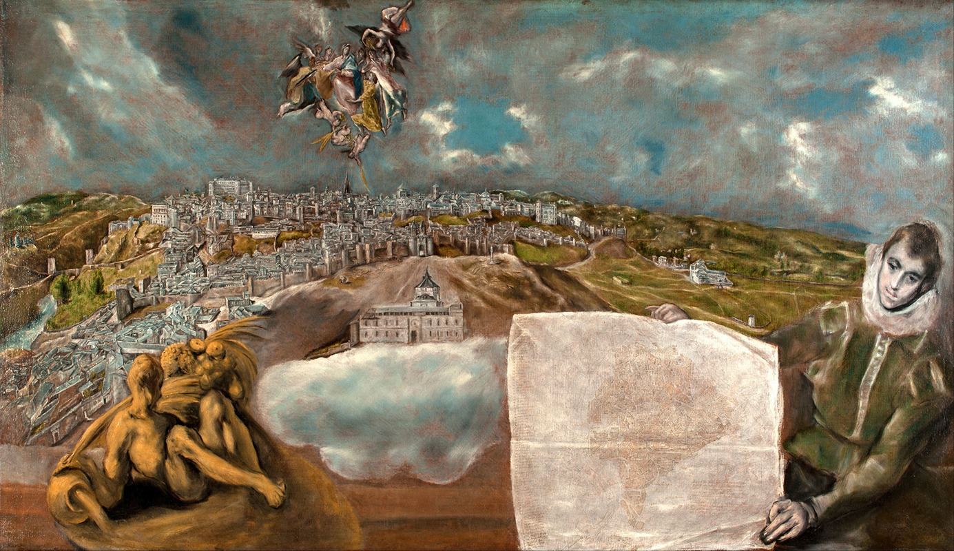 El Greco's 'View and Plan of Toledo' showcases a unique perspective of the city.