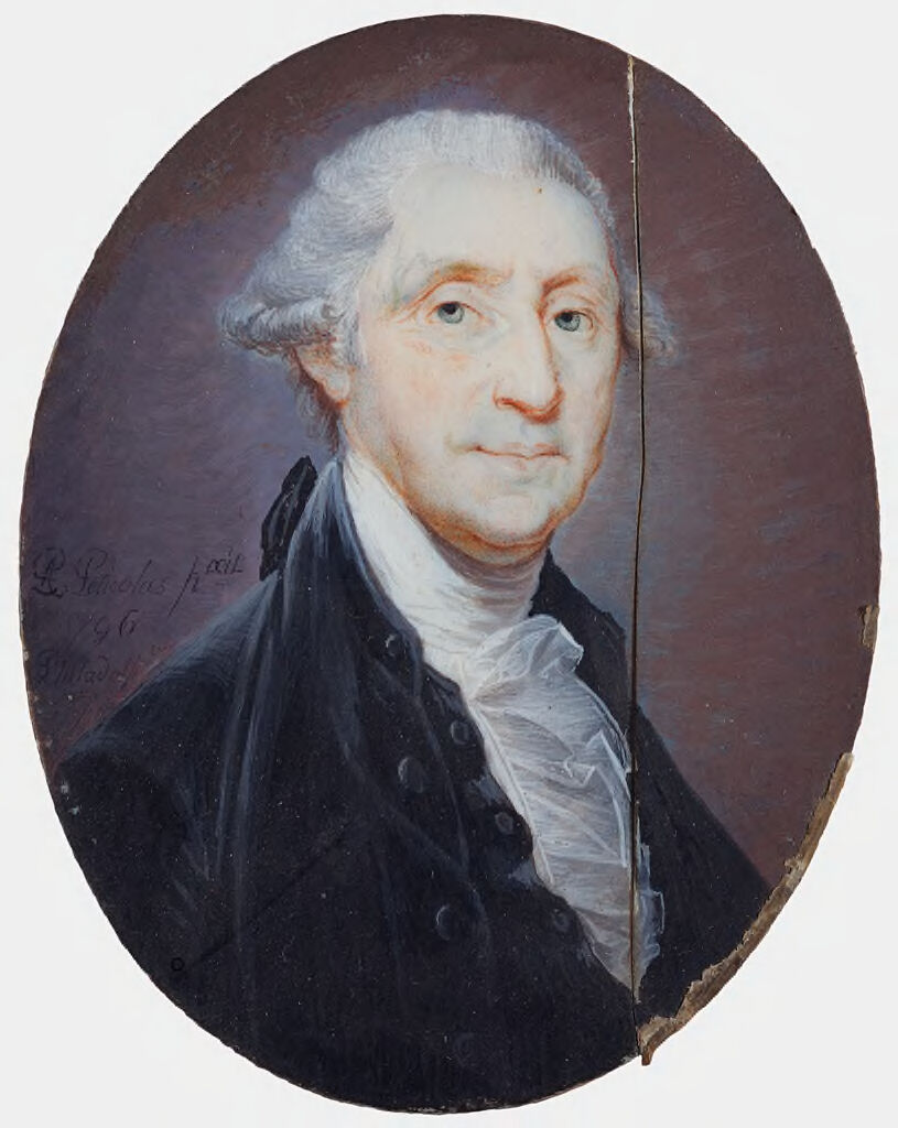 Ivory sculpture of George Washington by Philippe Abraham Peticolas
