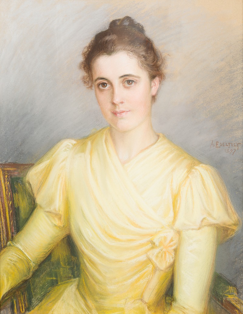 Portrait of Mrs. Lamberg by Albert Edelfelt.