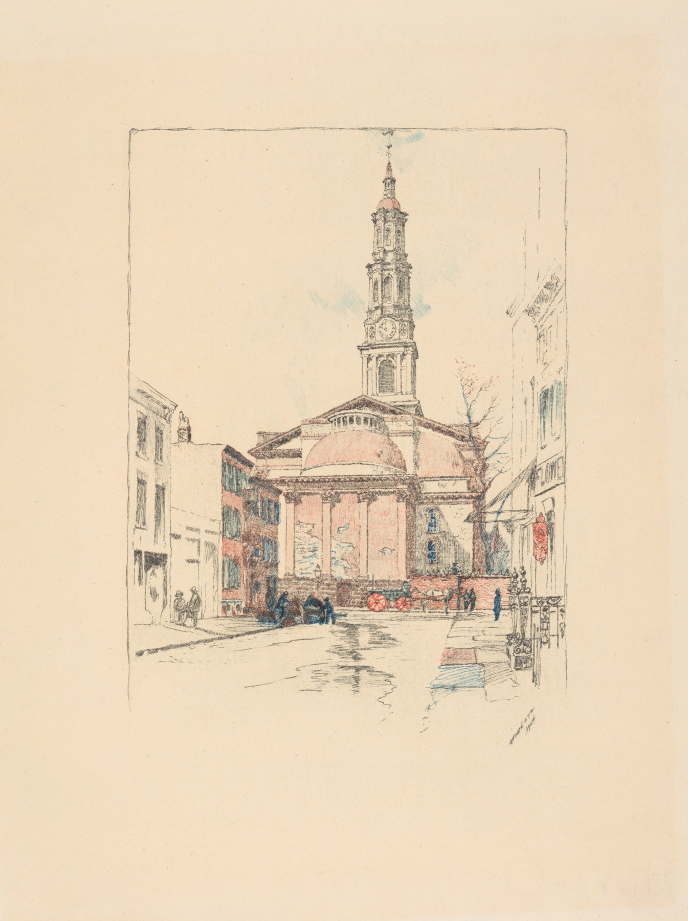 Gothic architecture of St. John’s Chapel by Charles Frederick William Mielatz
