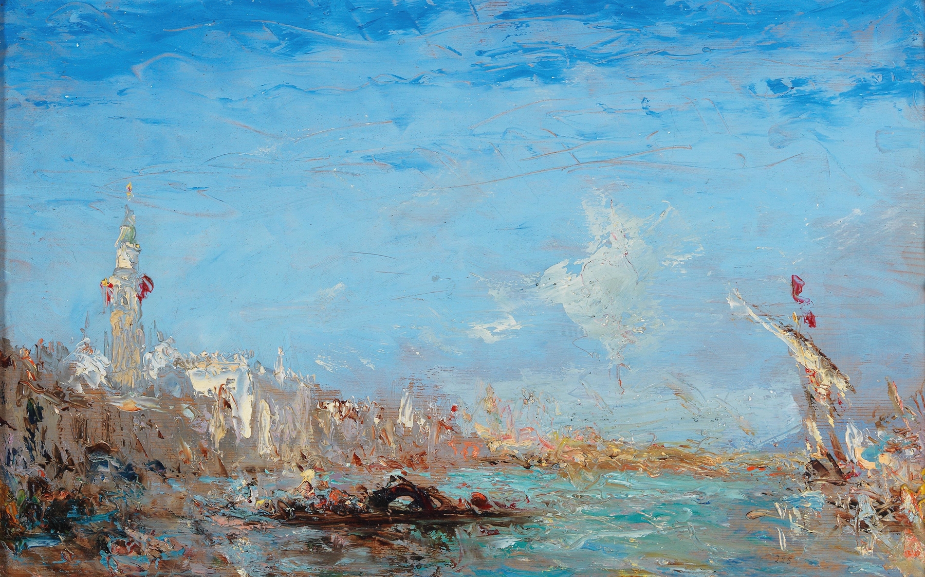 Canal Grande, by Félix Ziem, public domain