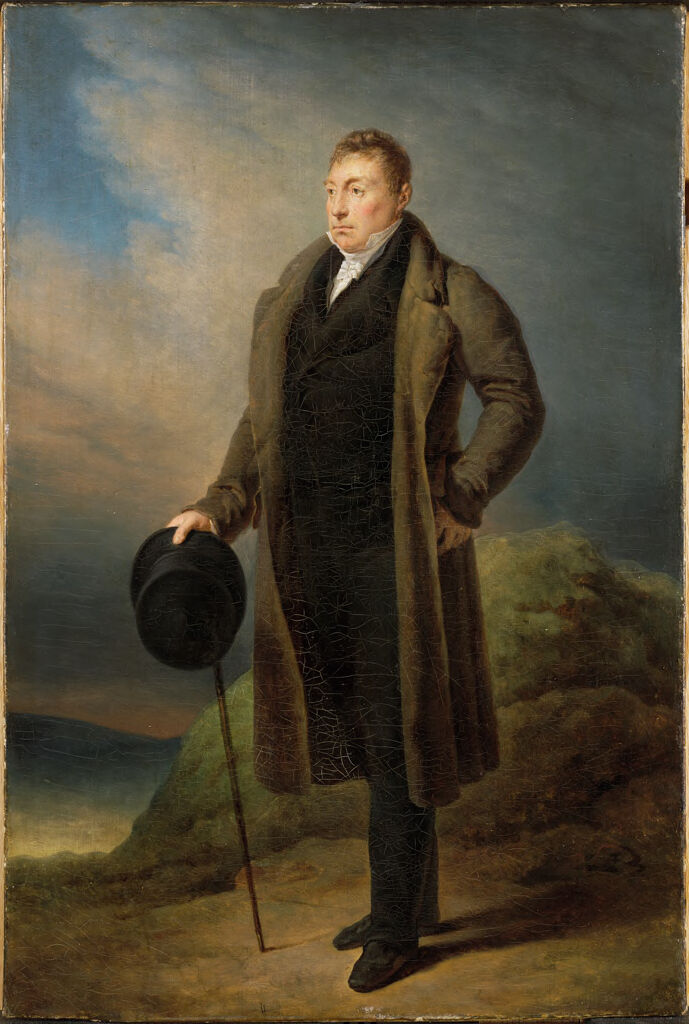 Portrait of Marquis de Lafayette by Ary Scheffer, oil on canvas