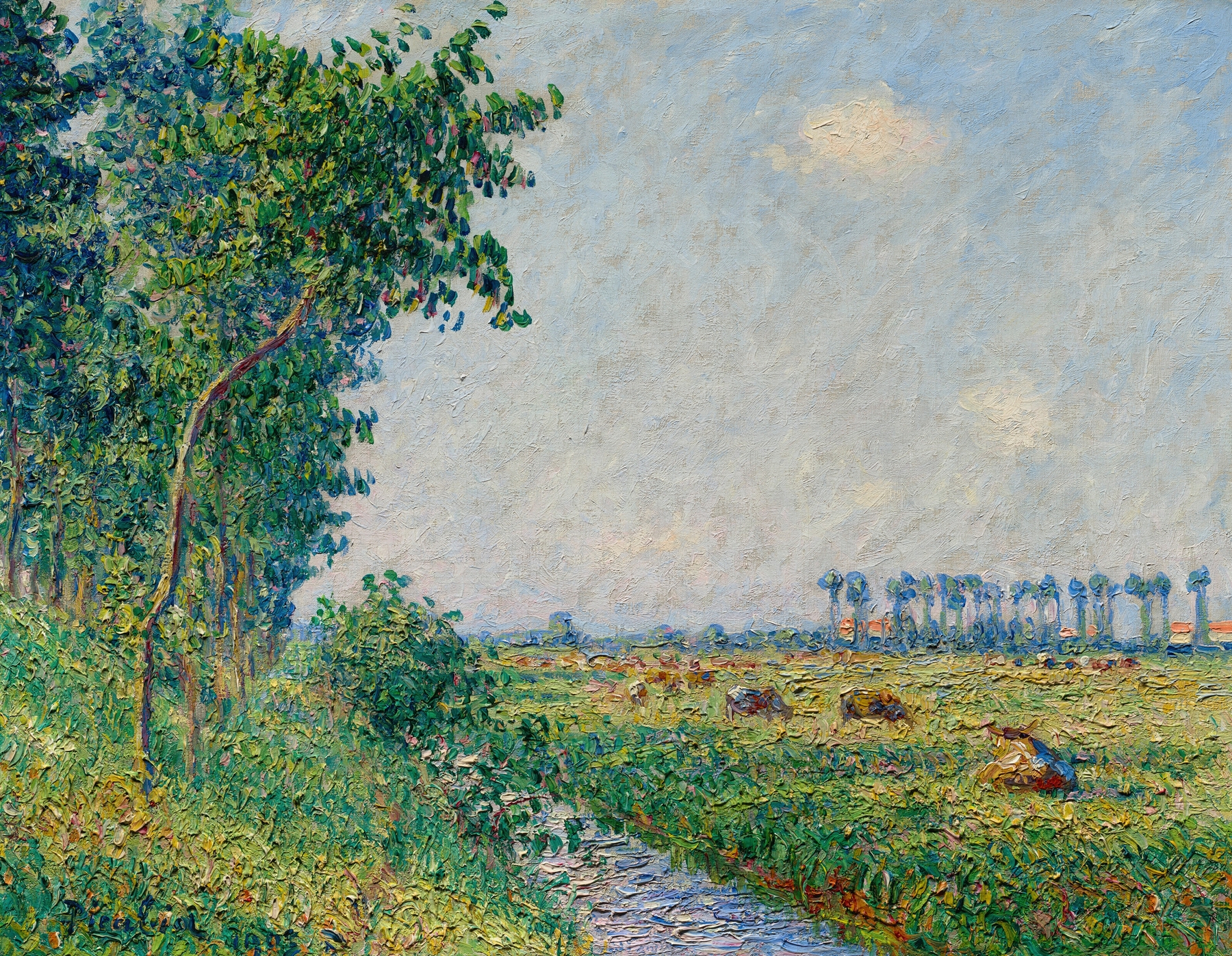 Untitled (Vaches dans les pleins de Normandie), by Francis Picabia, public domain