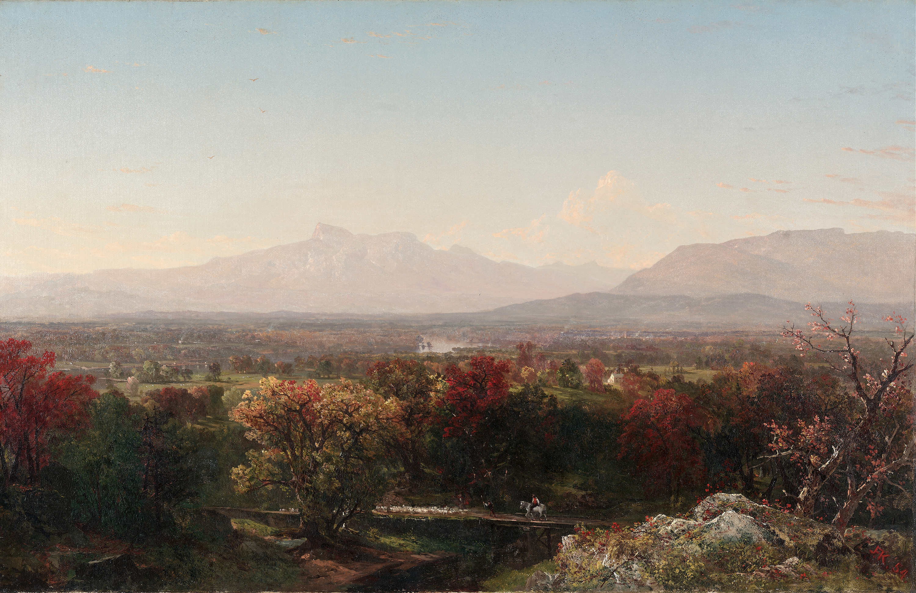 An October Day in the White Mountains, by John Frederick Kensett, public domain