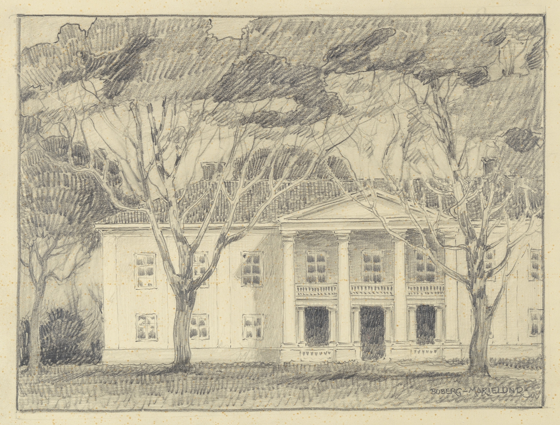 Architecture by Ferdinand Boberg, Marielund, Art Nouveau