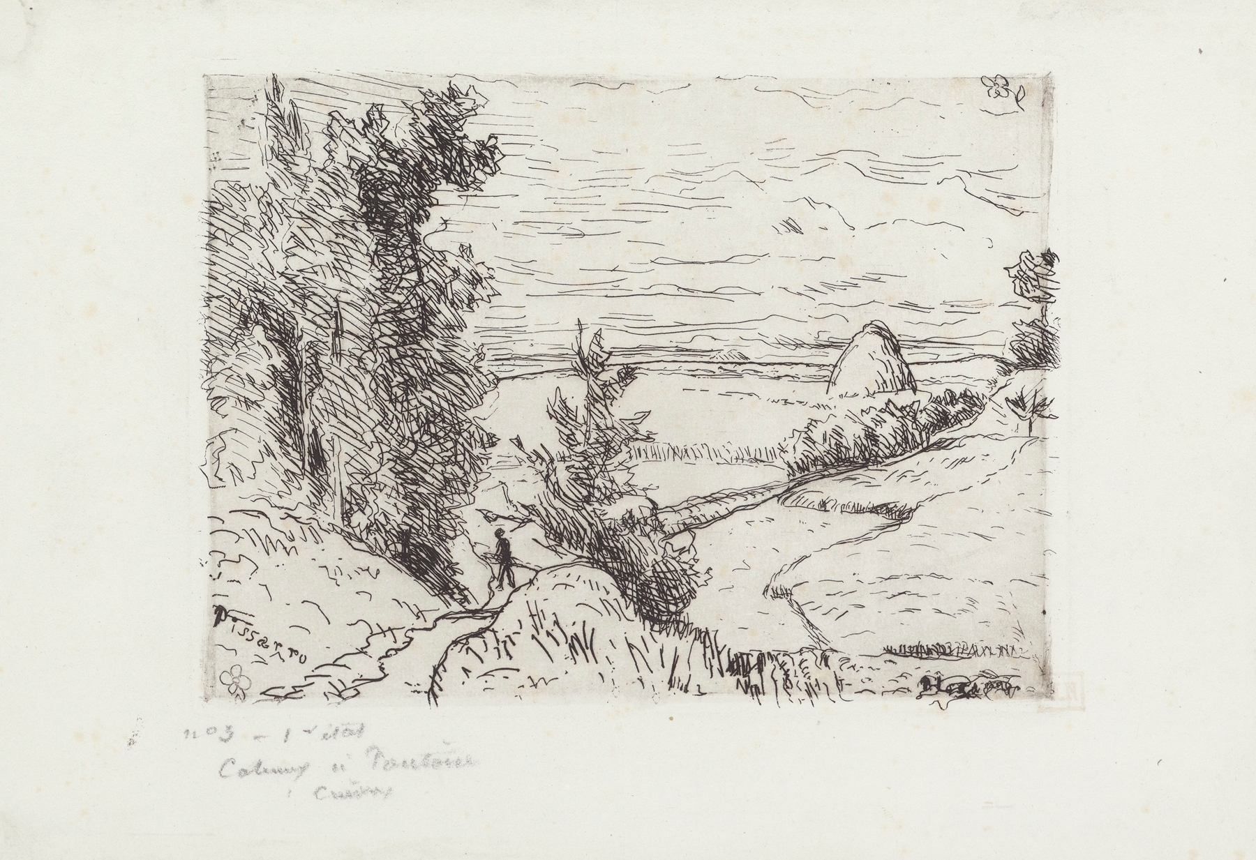 Coteaux à Pontoise, by Camille Pissarro, public domain