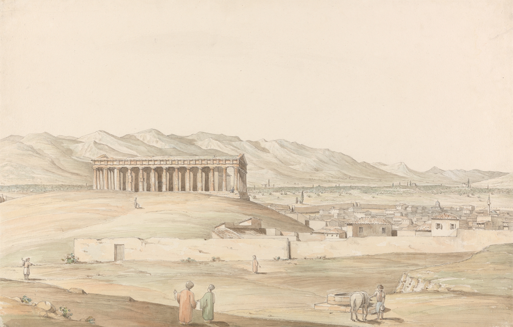 Temple of Theseus, architecture by John Foster, 1811