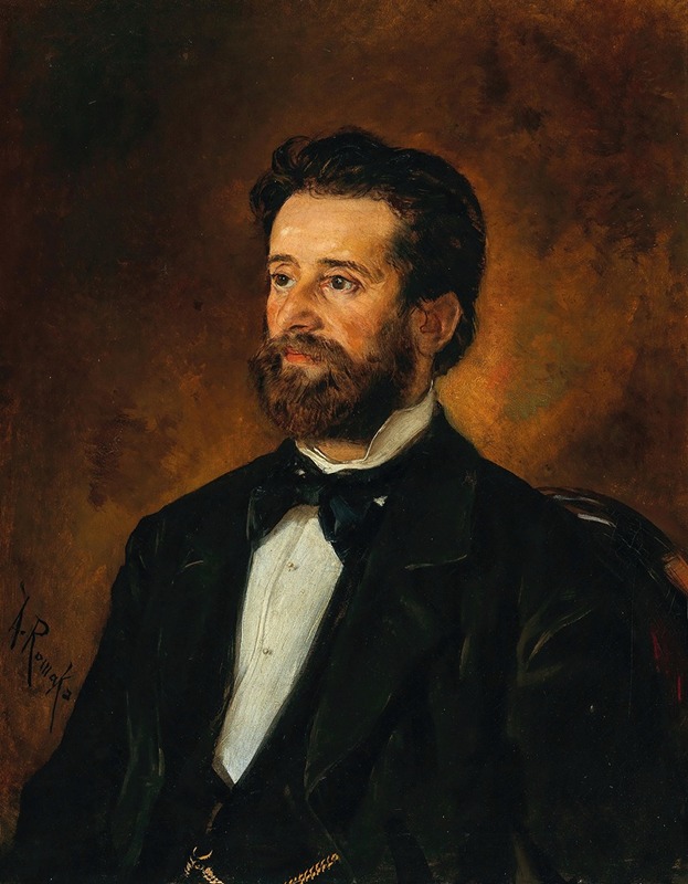 Portrait of Architect Johann De Colle by Anton Romako.