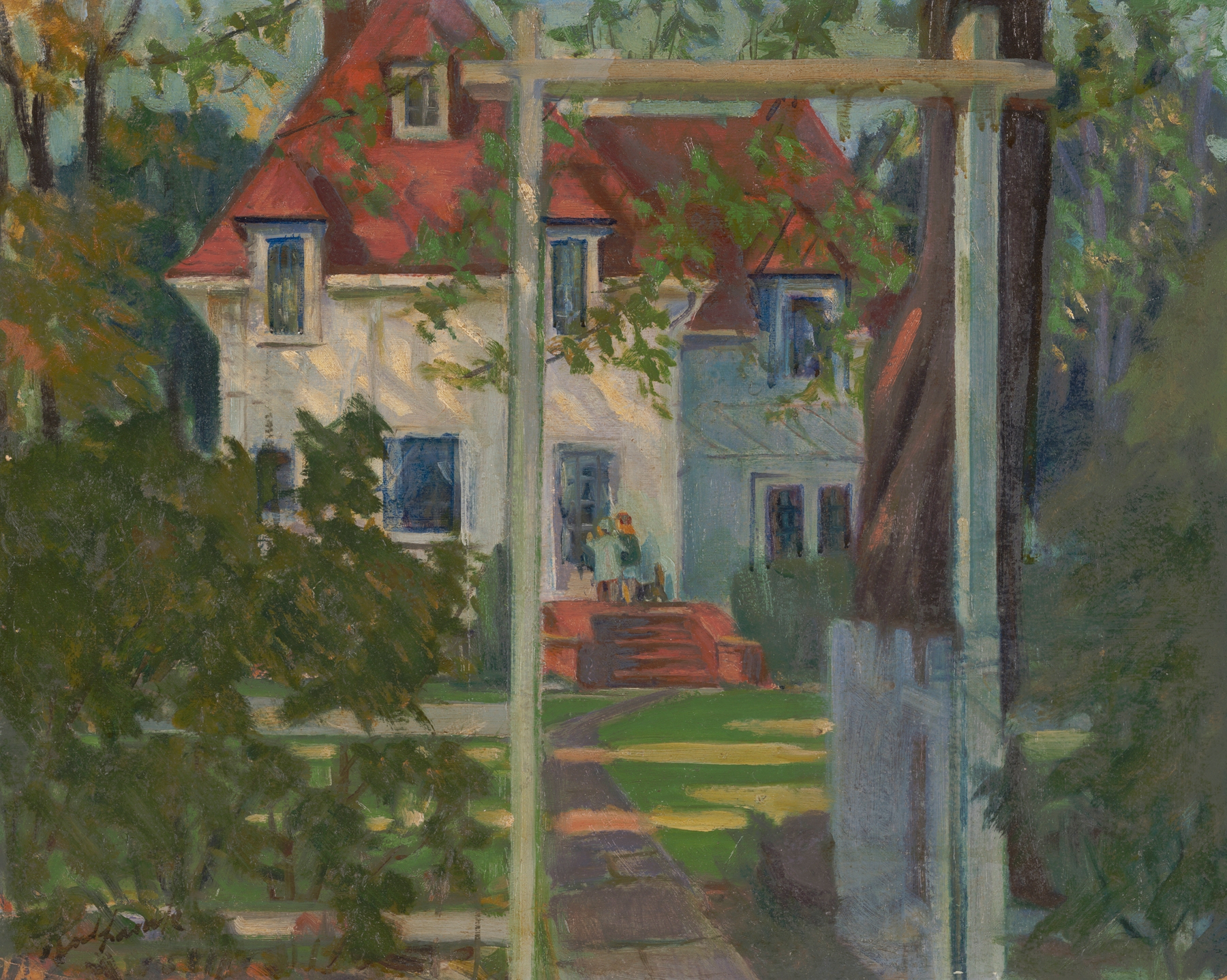 Interior scene of a studio with light and shadows, by James C. Kulhanek, medium unknown