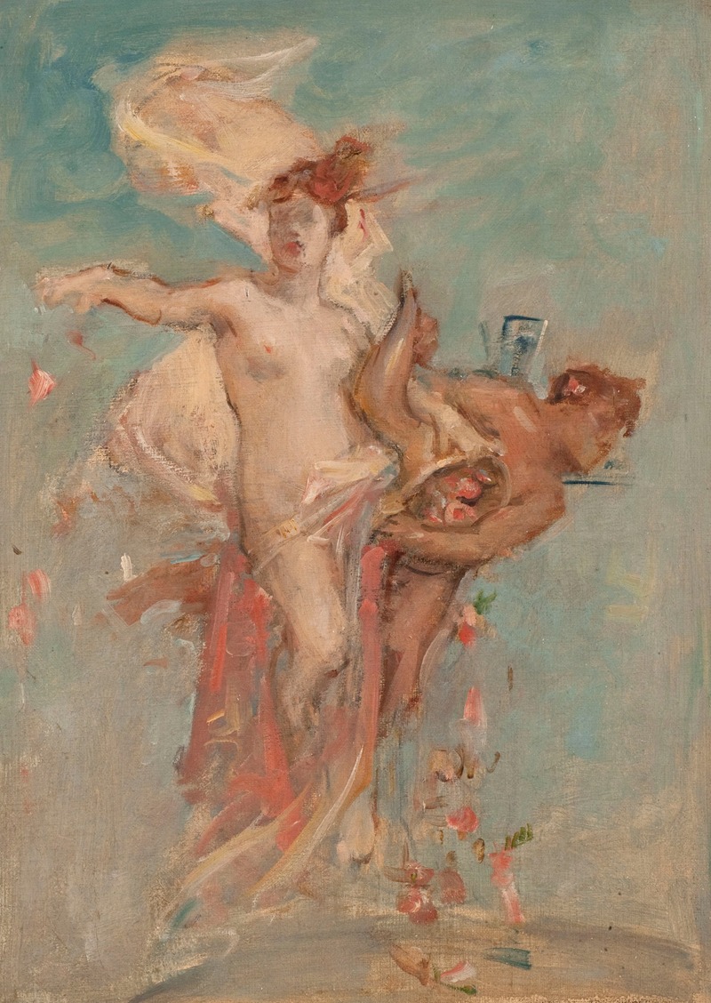 L’Abondance by Léon François Comerre depicts a rich allegorical scene of abundance.