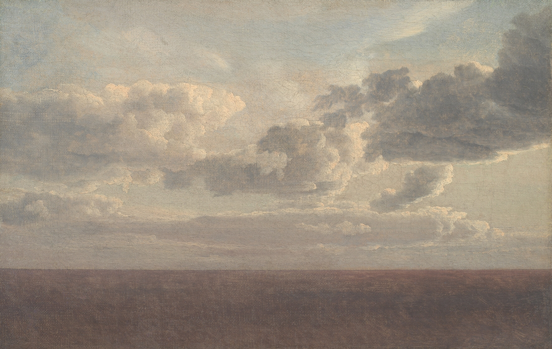 Study of Clouds over the Sea, by Christoffer Wilhelm Eckersberg, public domain
