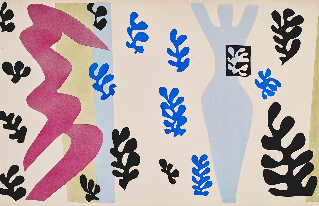 Henri Matisse's 'The Knife Thrower' features vibrant colors and dynamic figures.
