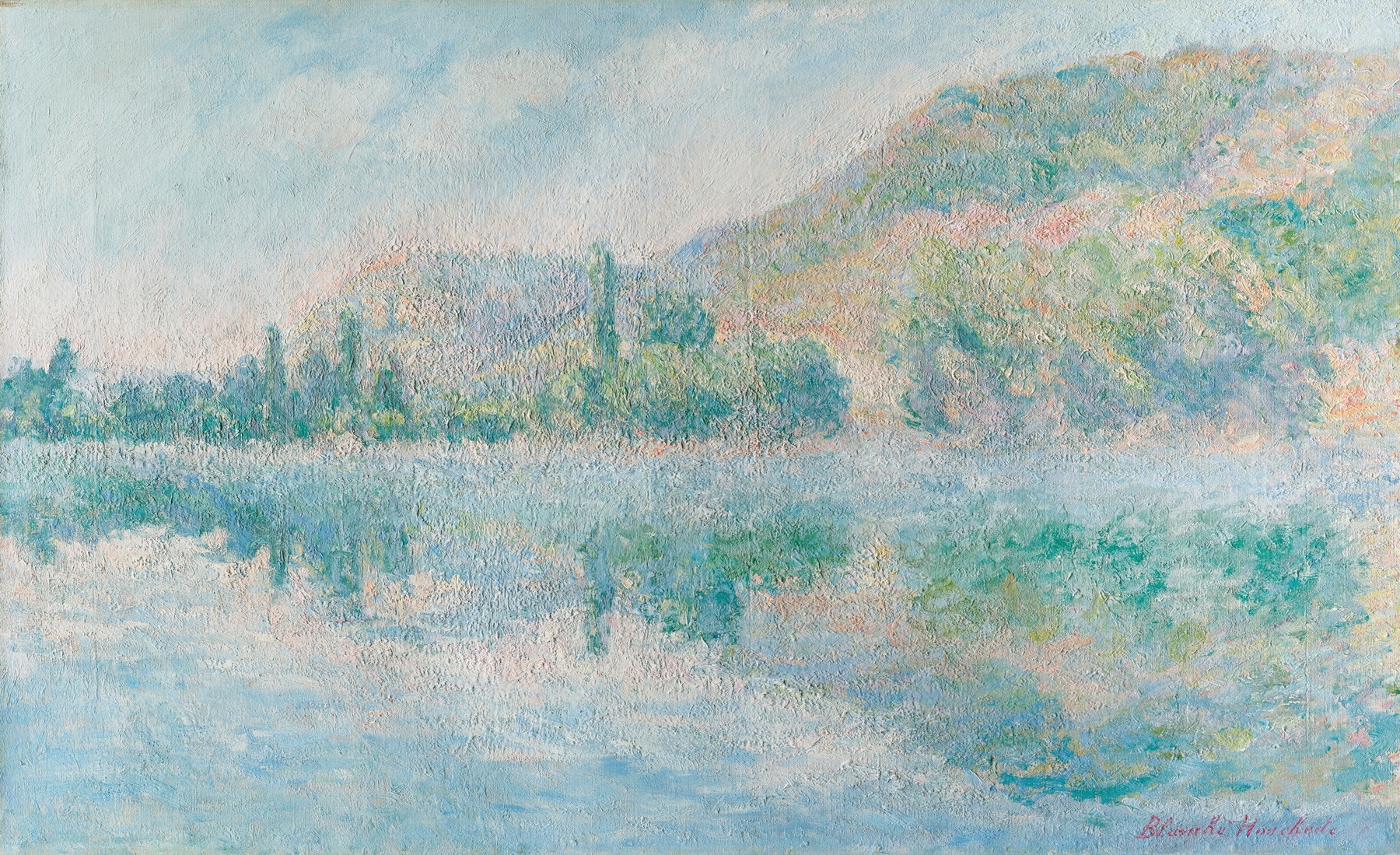 Bords de Seine, by Blanche Hoschedé-Monet, public domain