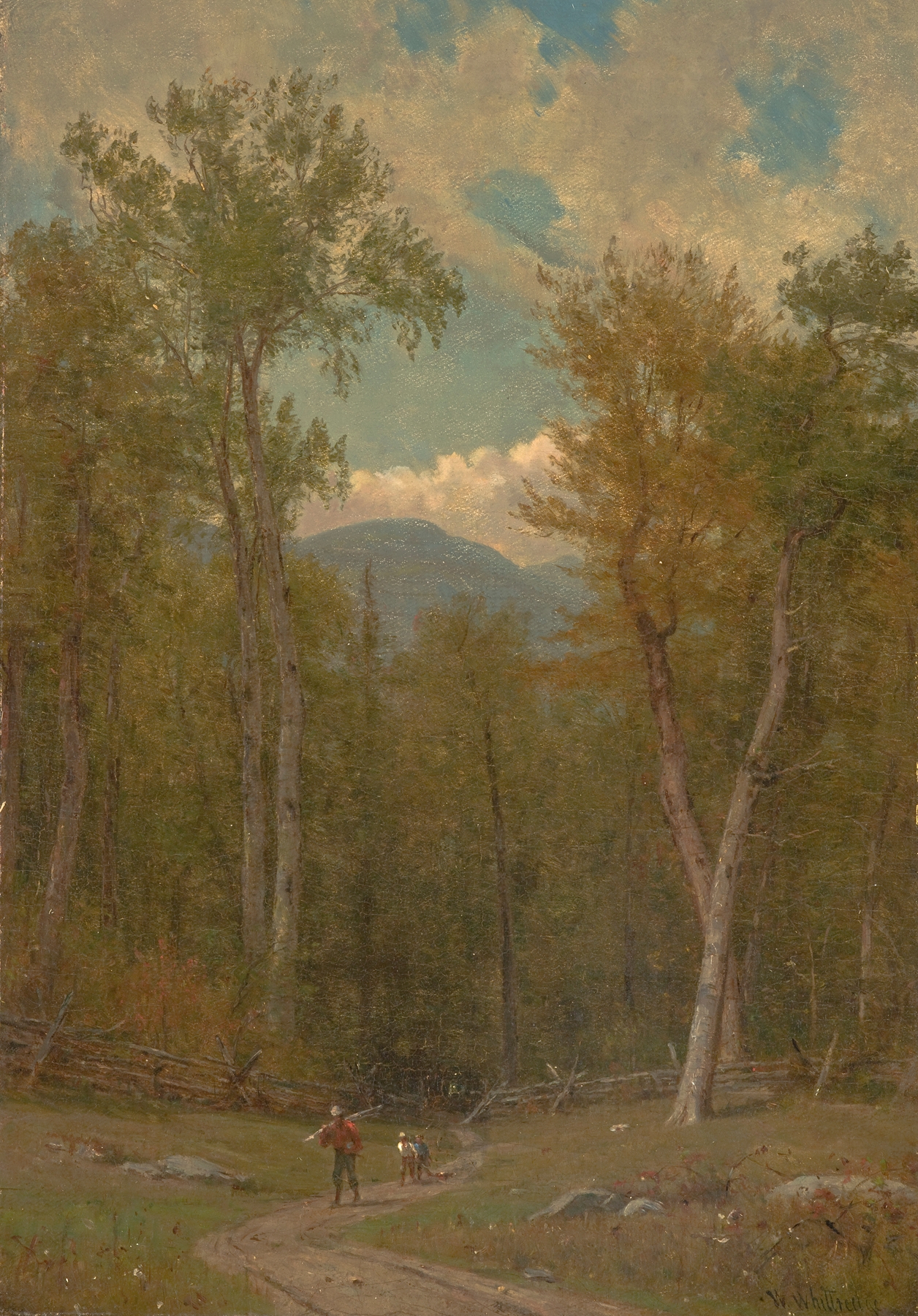 Landscape, by Worthington Whittredge, public domain