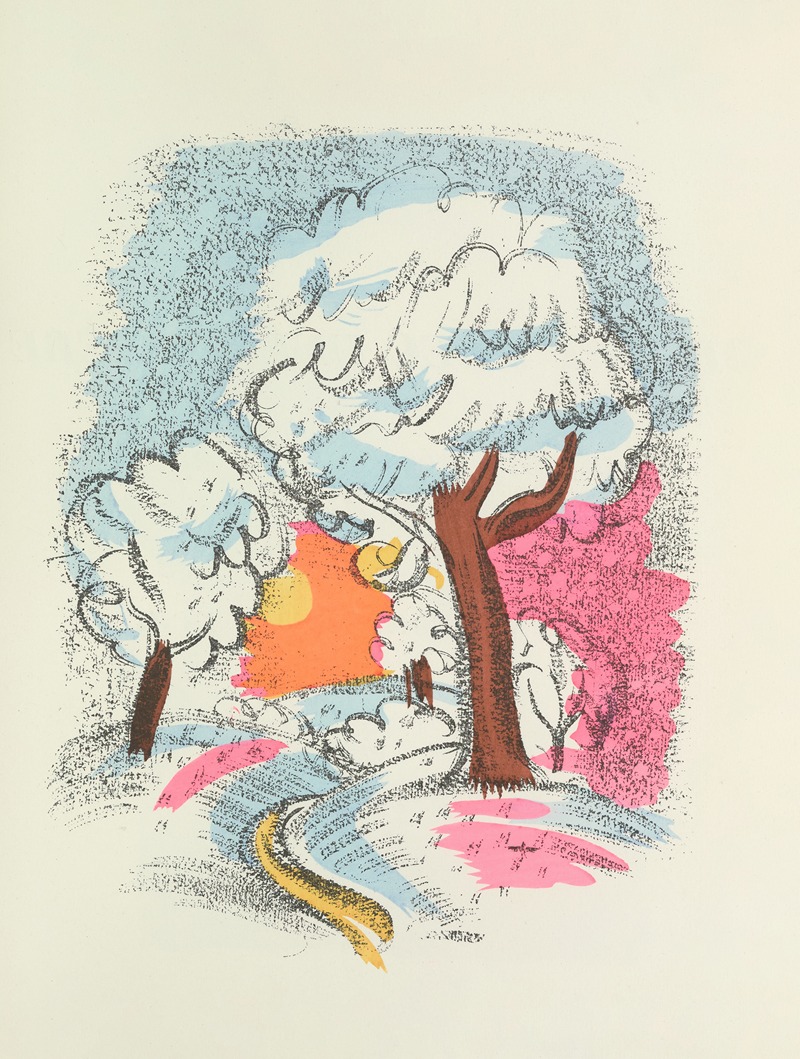 Raoul Dufy's 'Madrigaux pl 20' showcases vibrant colors and dynamic forms.