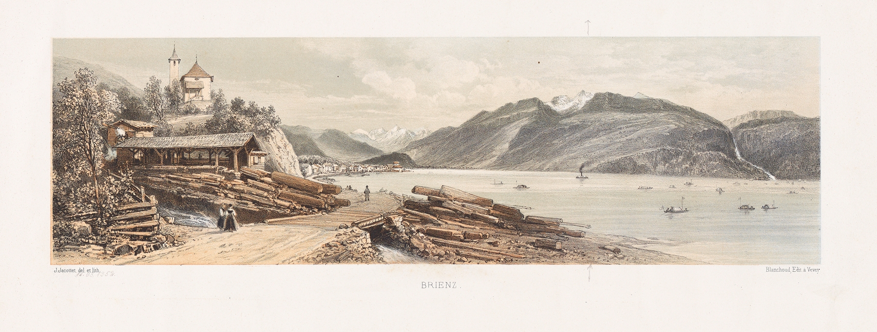 Misty landscape in soft colors by Jean Jacottet, unknown medium