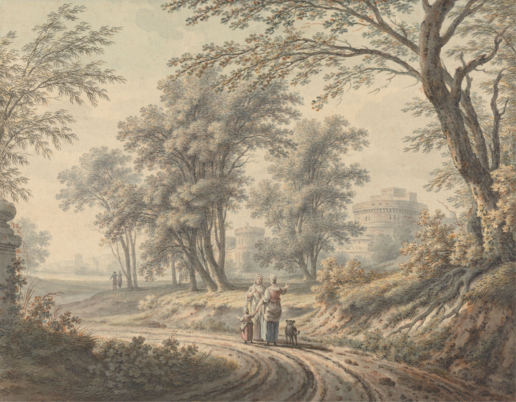 Abstract composition by Johann Heinrich Müntz, featuring vivid colors and emotional resonance.