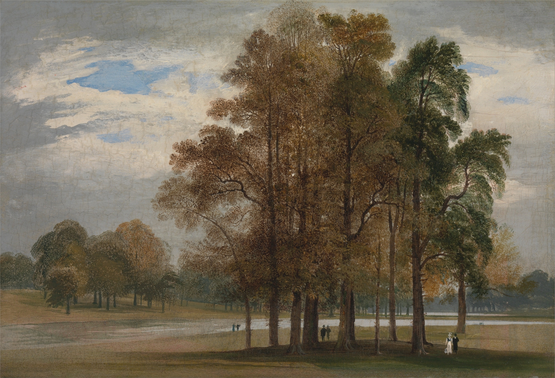 Hyde Park, by John Martin, public domain