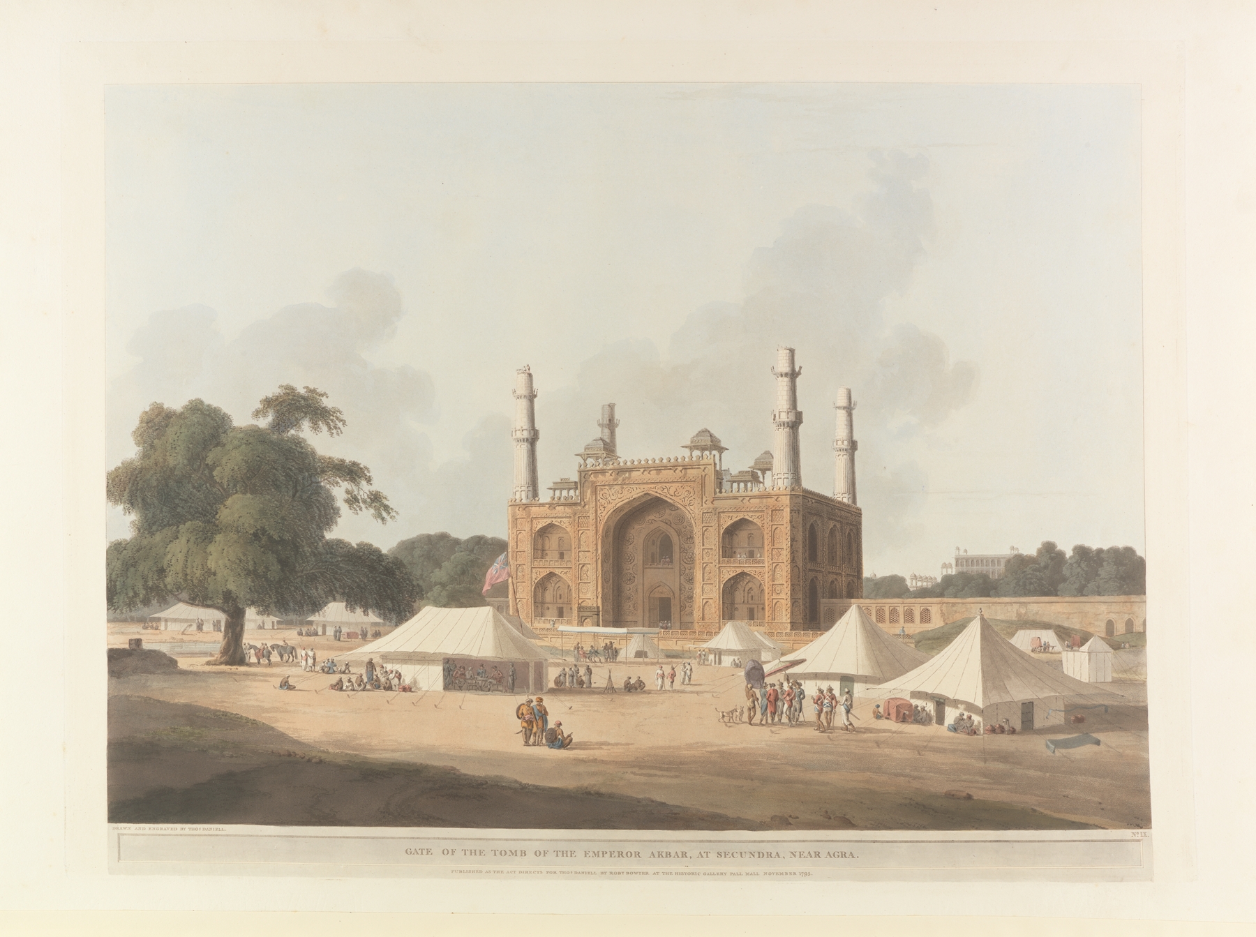 Oriental scenery Pl.09, by Thomas Daniell, public domain