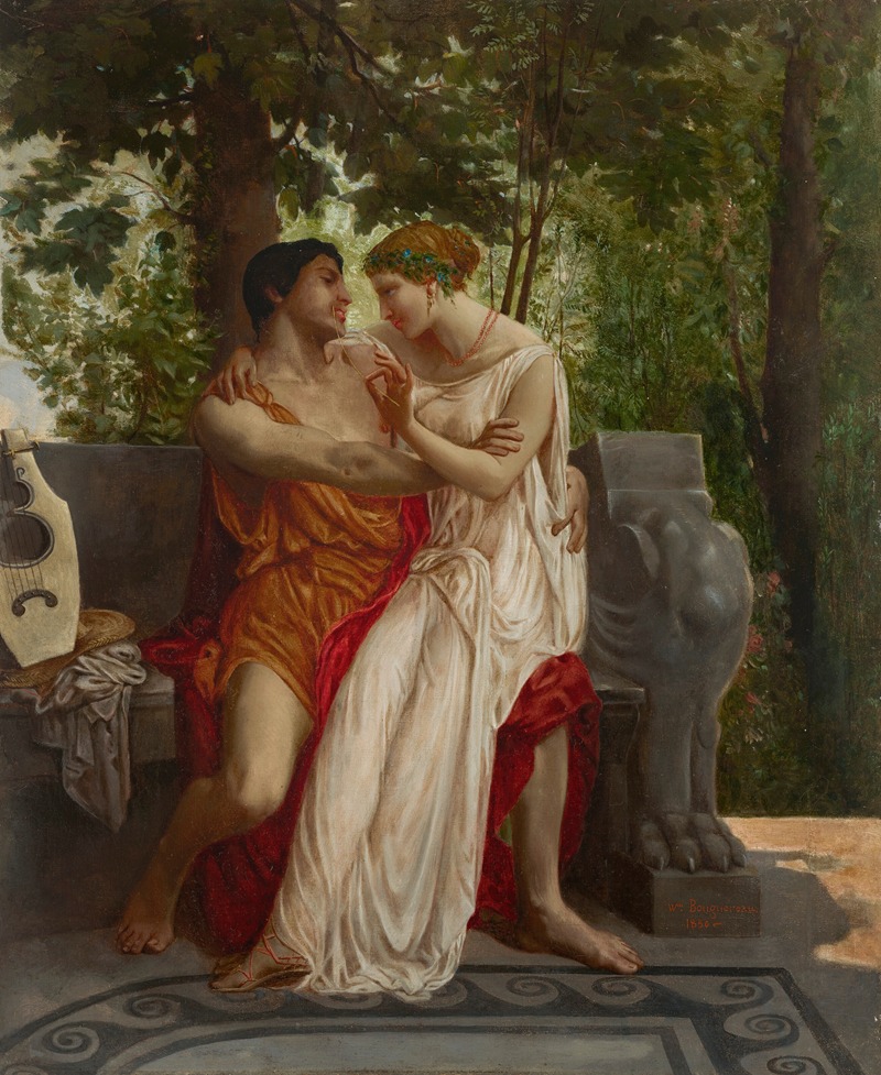 Les amoureux by William Bouguereau