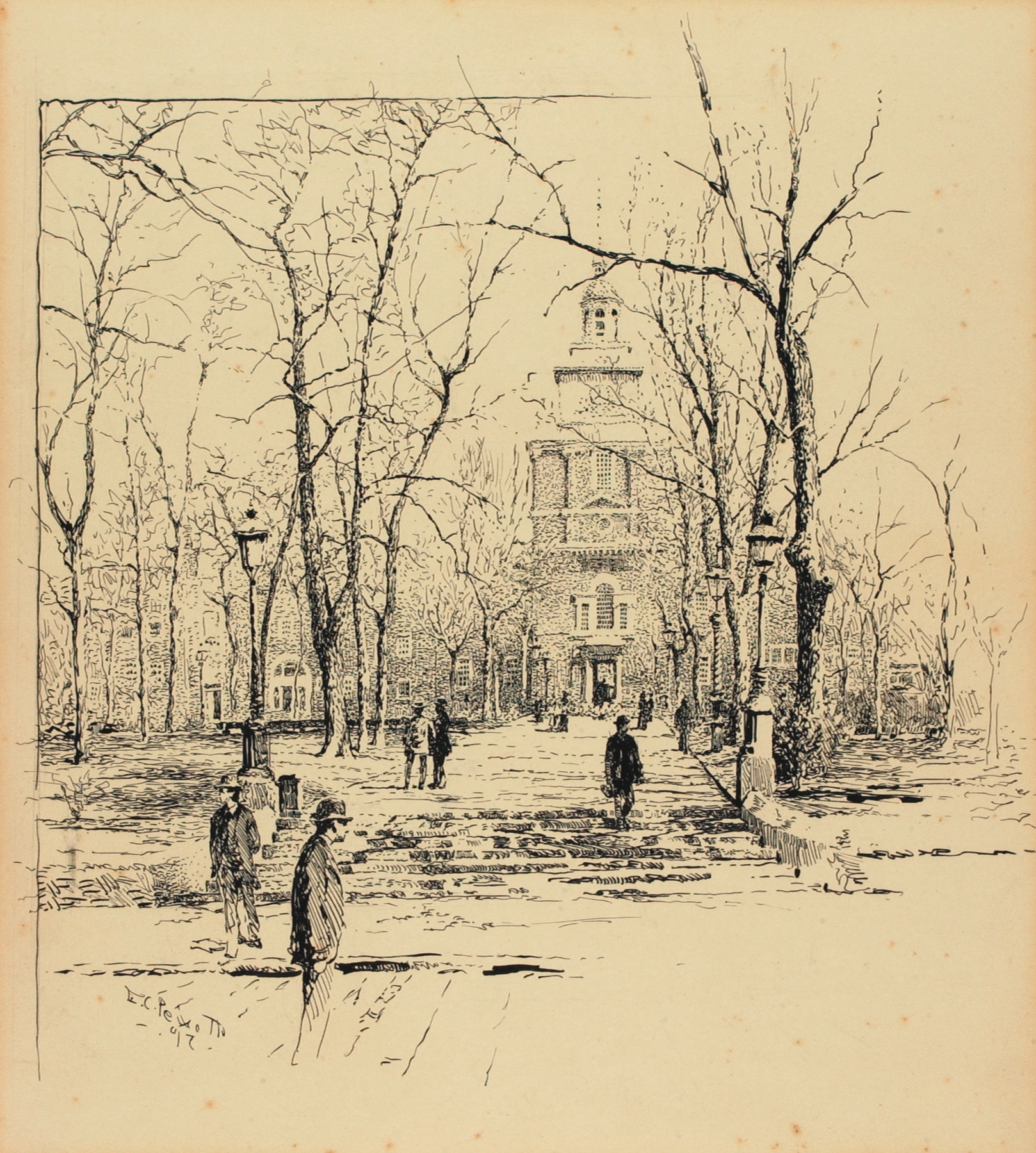 Philadelphia, View from the Park, by Ernest Peixotto, public domain