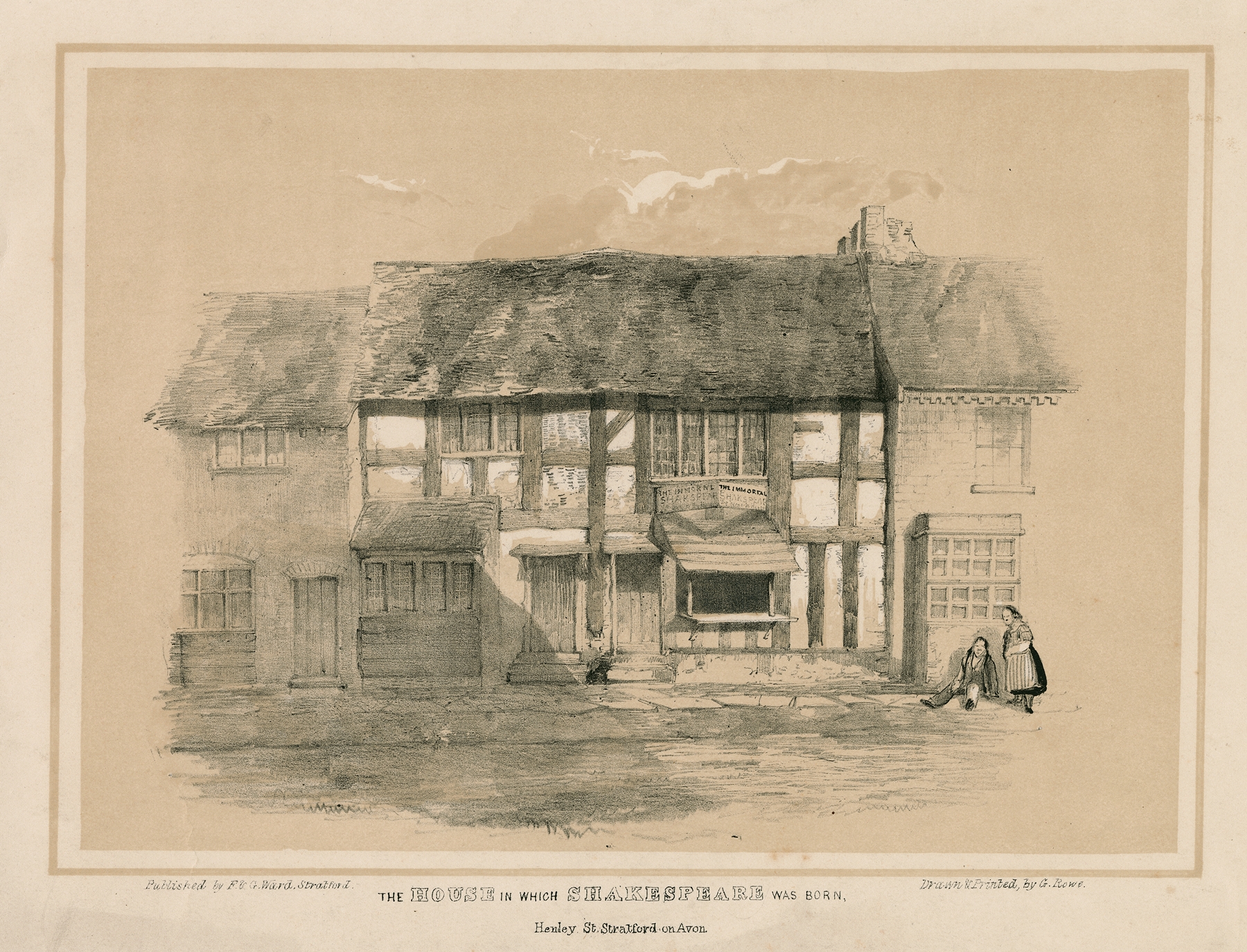 The house in which Shakespeare was born, Victorian style by George Rowe