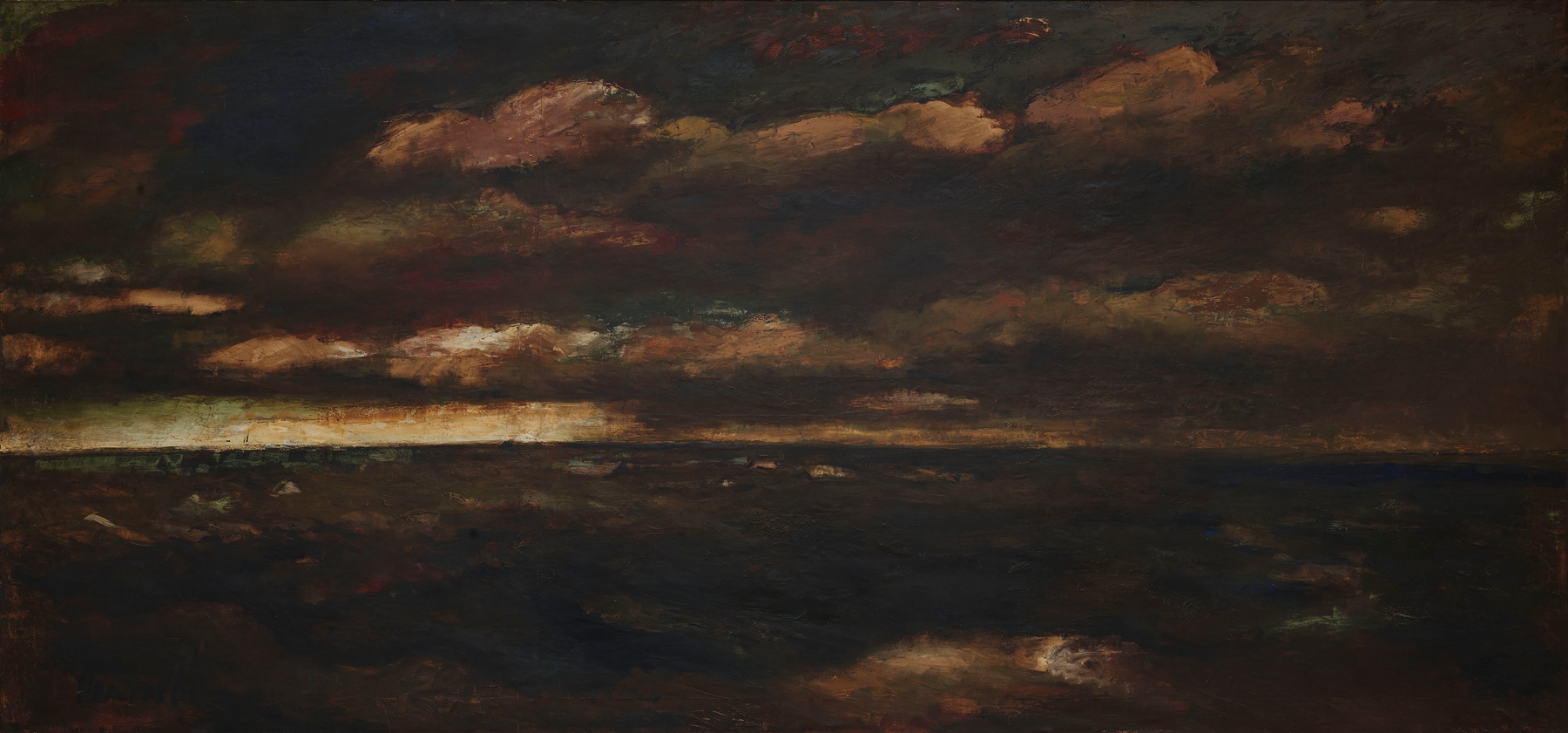 Grote marine, by Constant Permeke, public domain