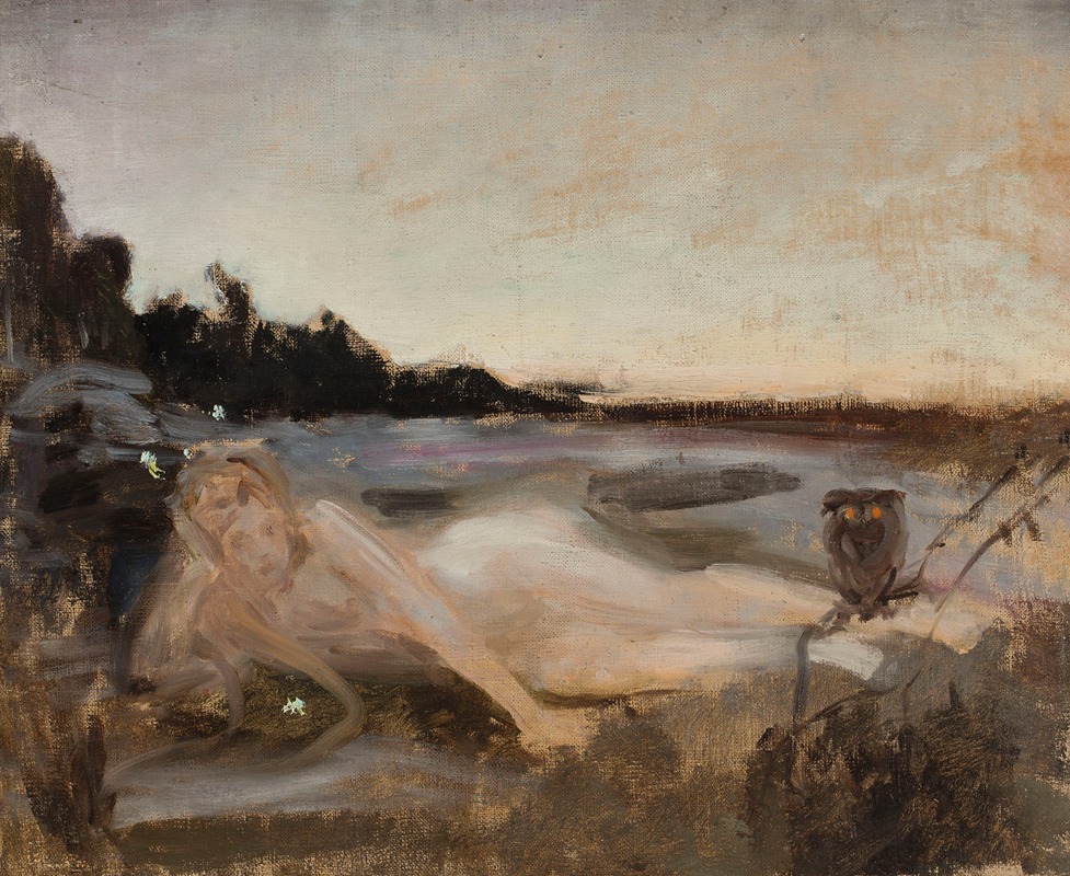 A sketch by Jan Ciągliński titled 'Vita' I, showcasing intricate details and a unique style.