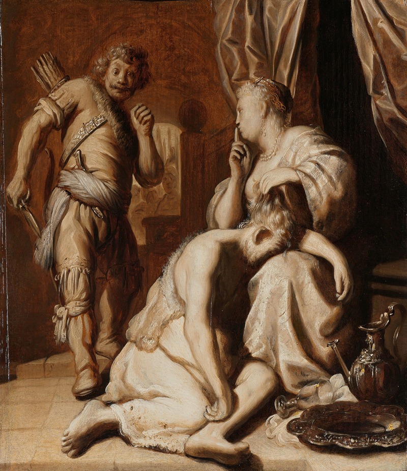 Rembrandt's 'Samson and Delilah' captures a dramatic moment in biblical history.