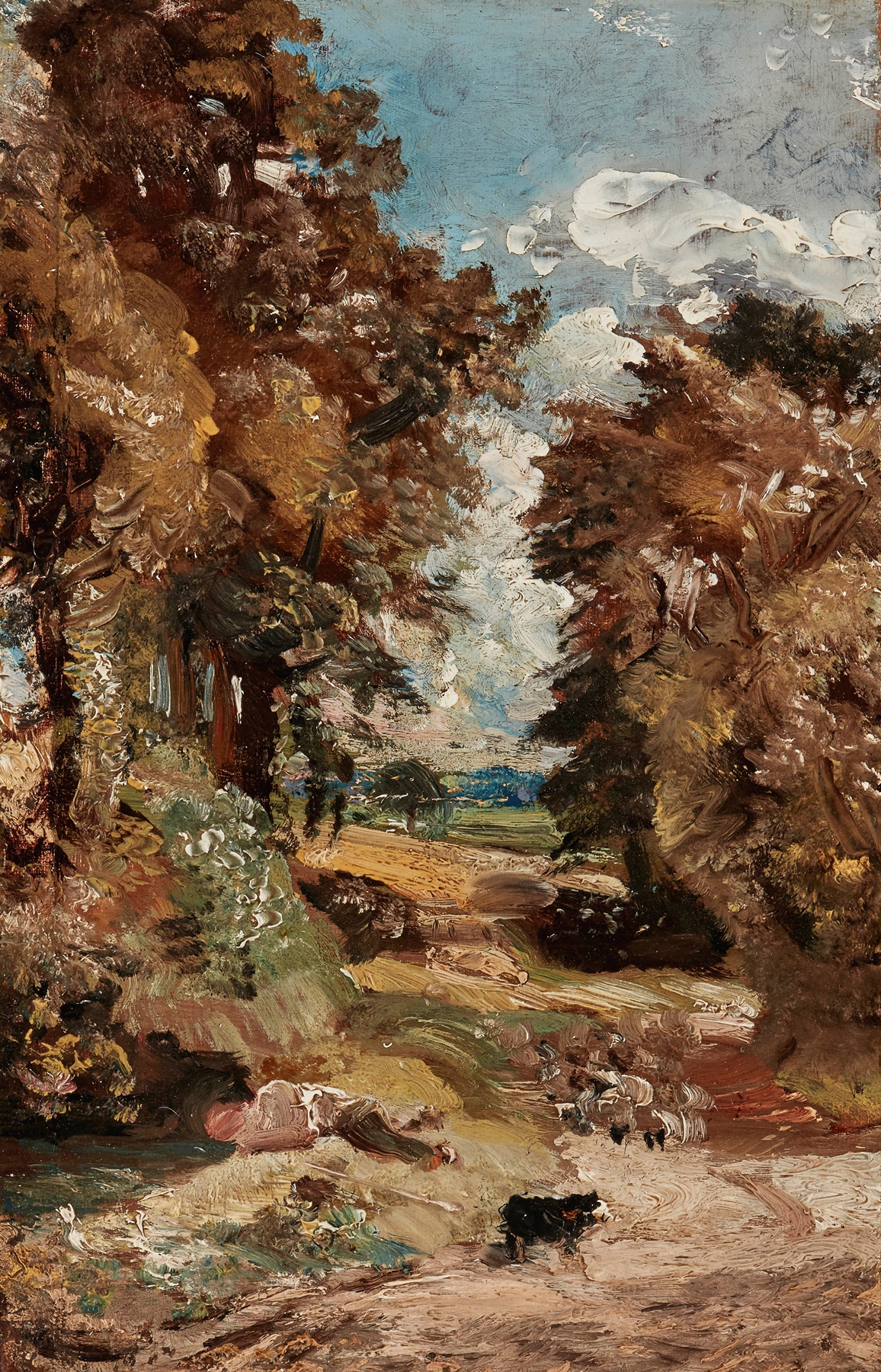 The Cornfield, by John Constable, public domain