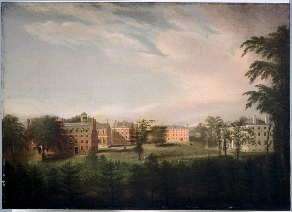 Landscape view from the President's House, oil on canvas by Alvan Fisher