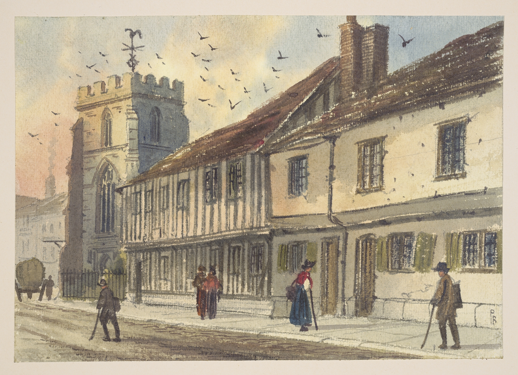 Haunts of Shakespeare Pl.08, by Paul Braddon, public domain