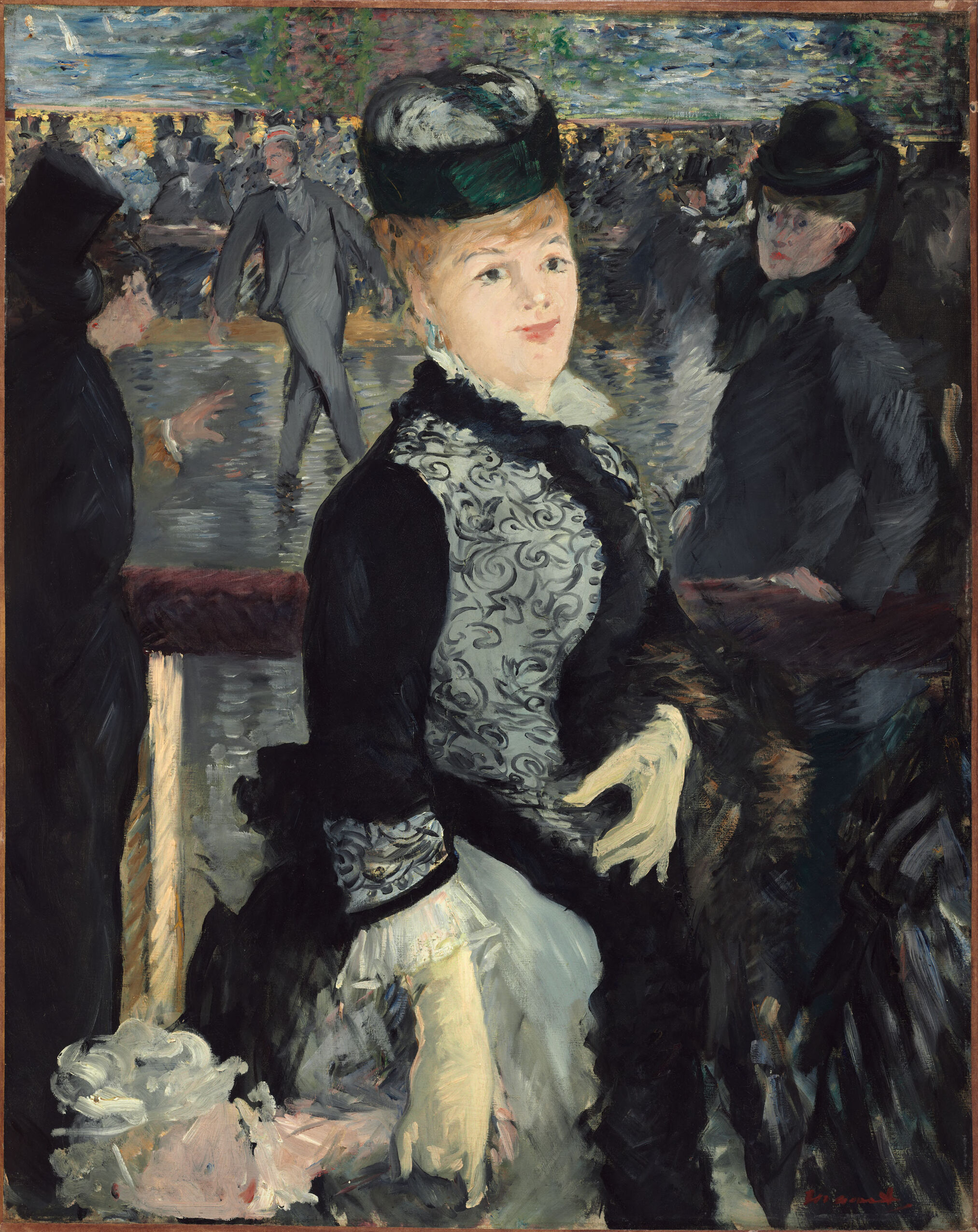 Skating, by Edouard Manet, public domain