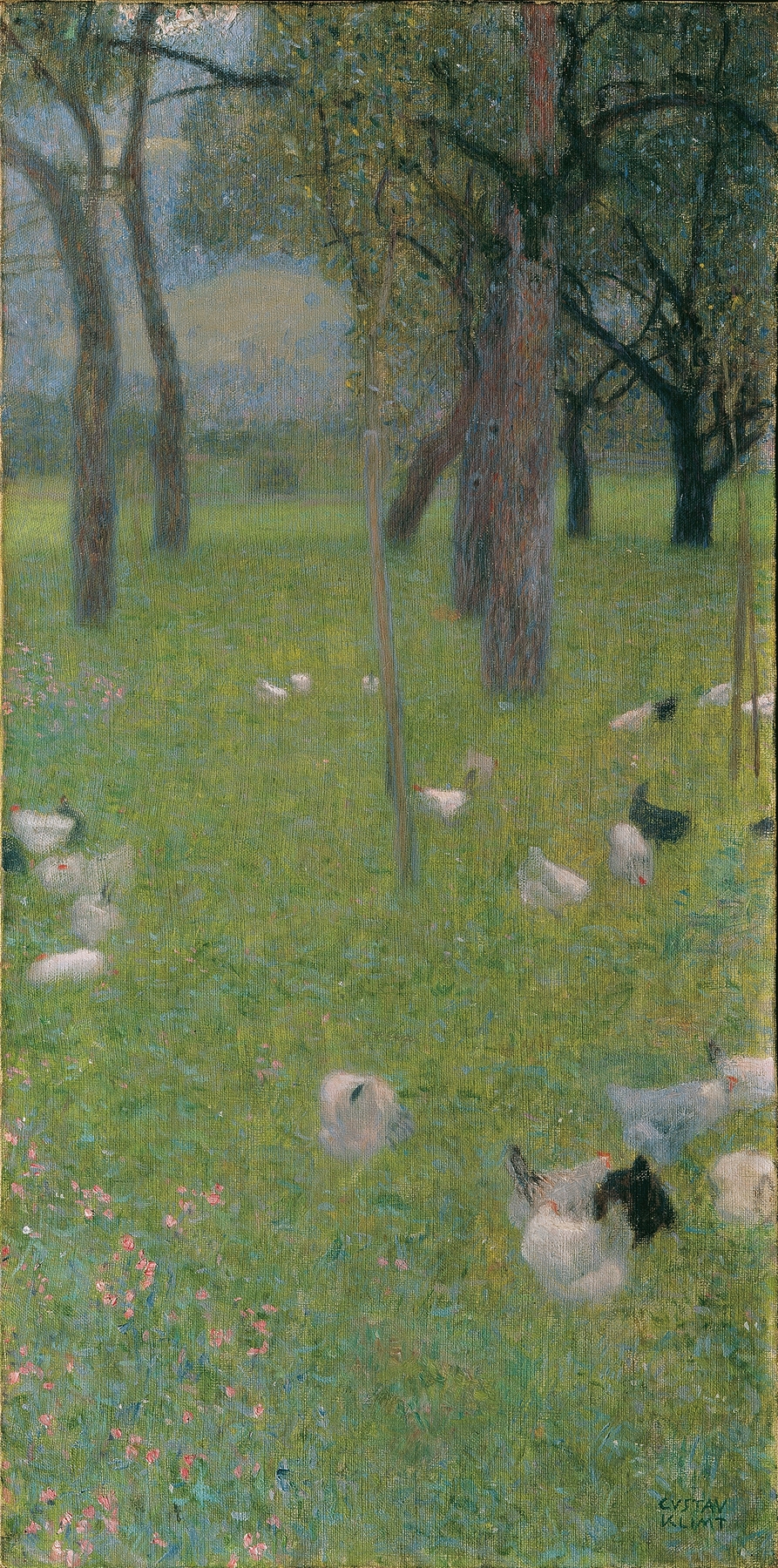 Nach dem Regen, by Gustav Klimt, public domain
