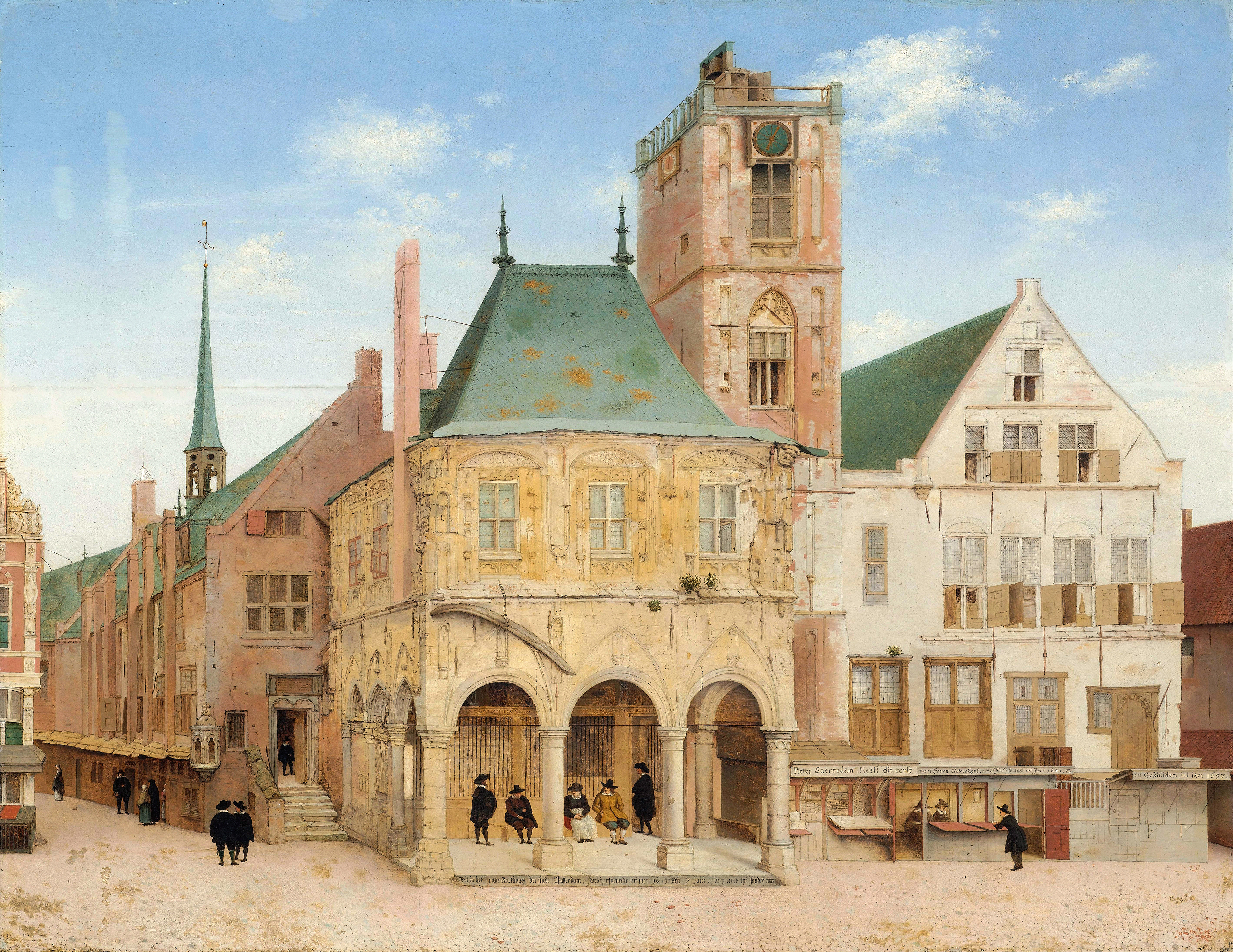 The Old Town Hall of Amsterdam, by Pieter Jansz Saenredam, public domain