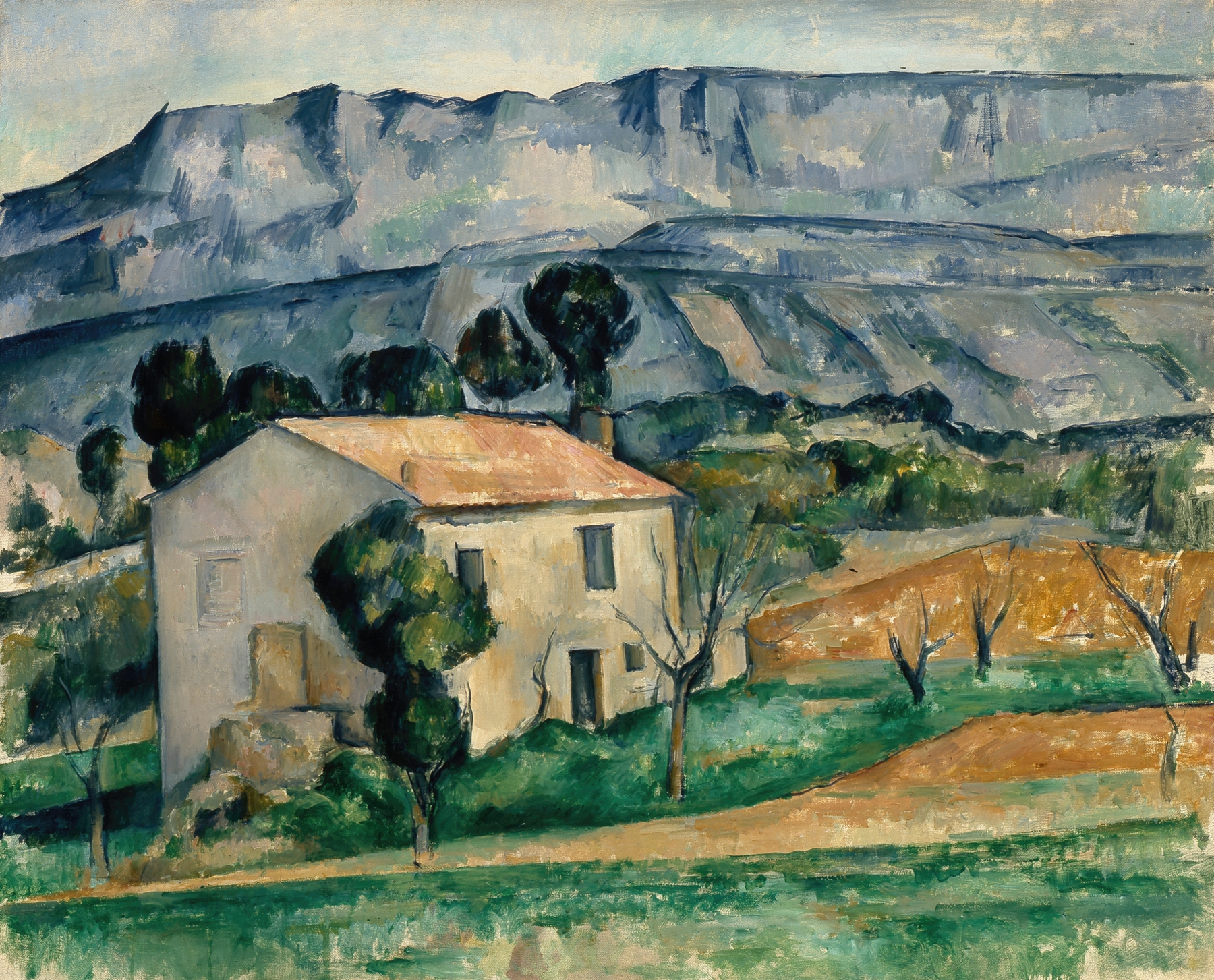House in Provence, by Paul Cezanne, public domain