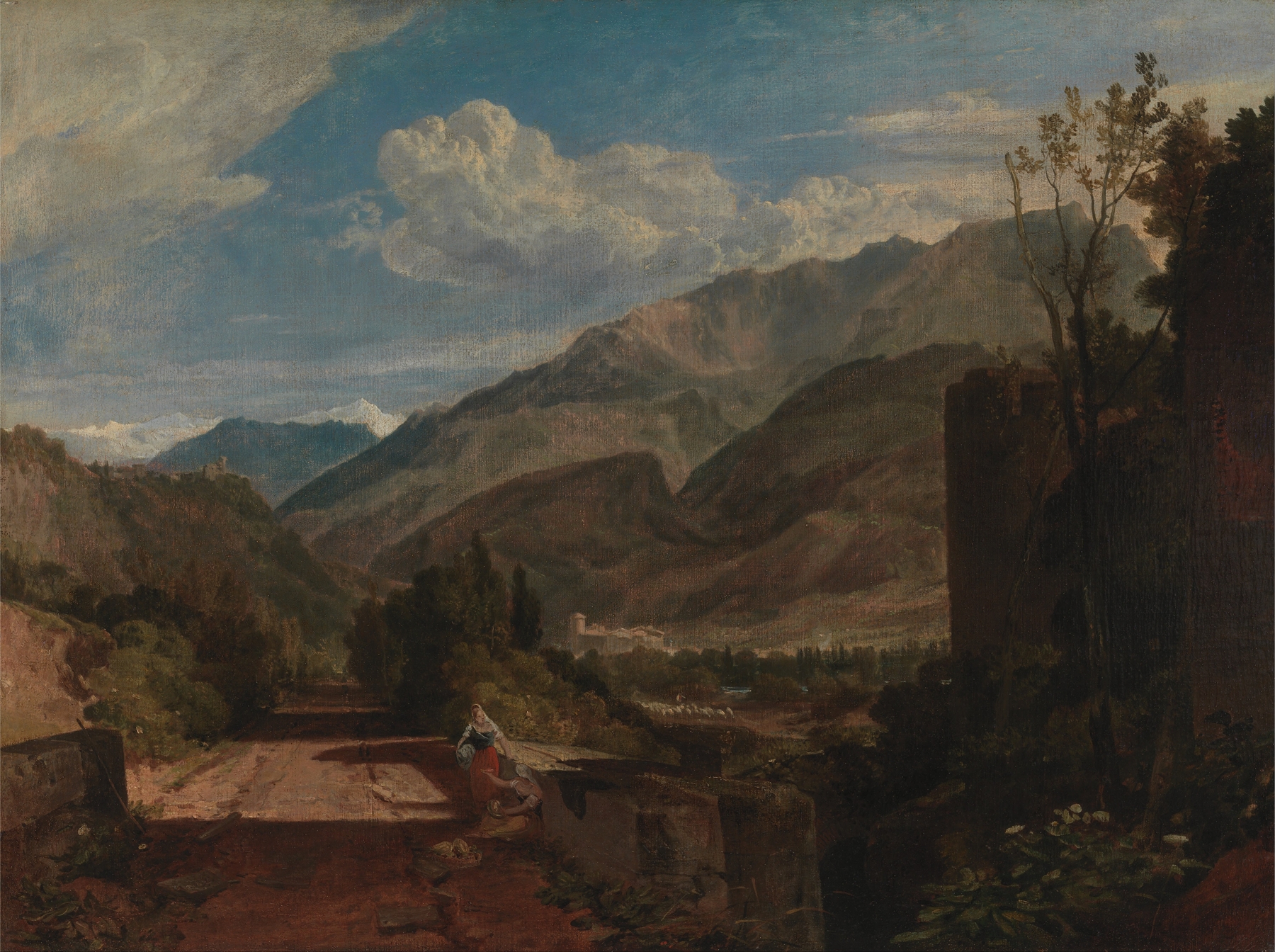 Chateau de St. Michael, Bonneville, Savoy, by Joseph Mallord William Turner, public domain
