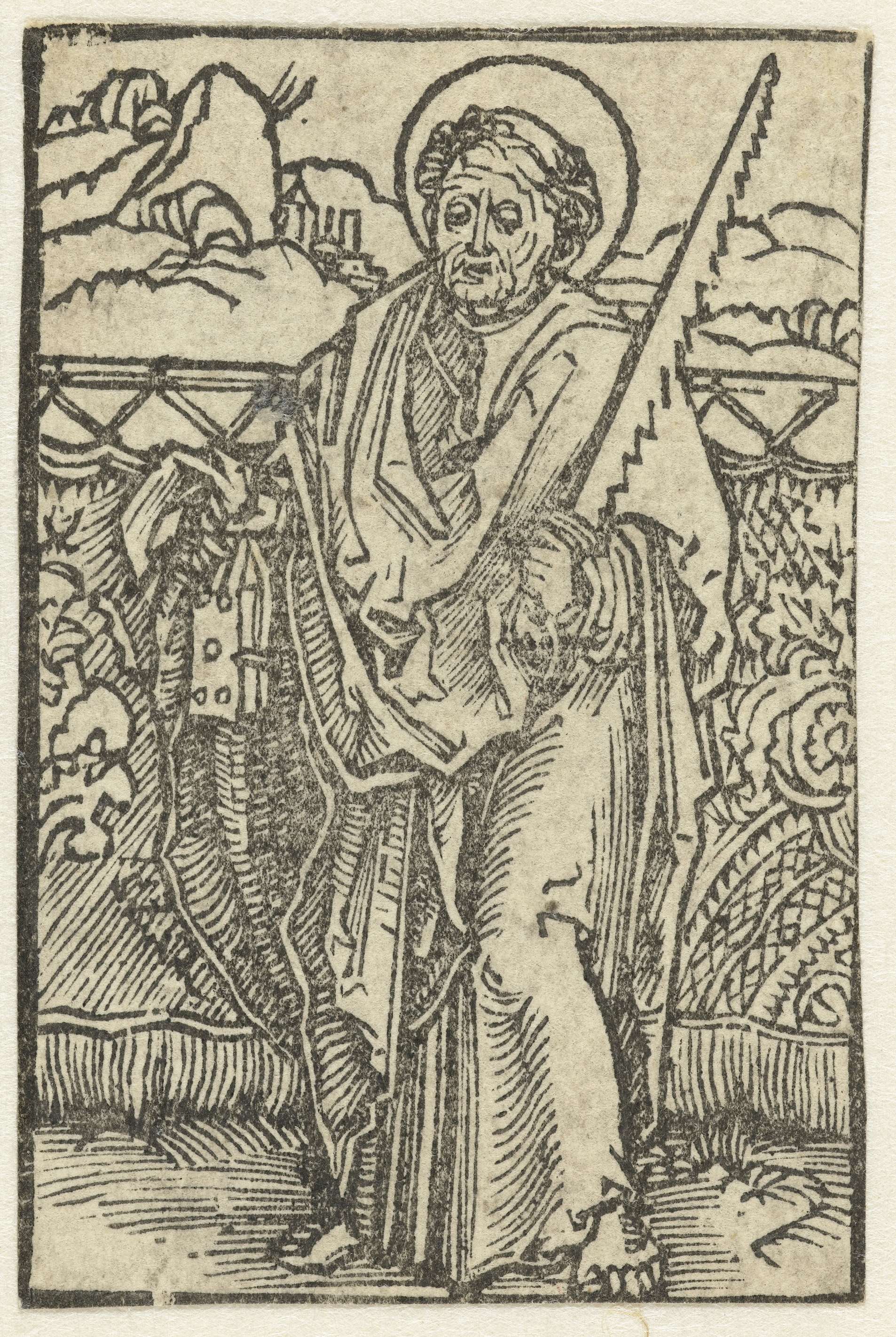 Portrait of Apostle Simon by Albrecht Dürer, 1503, paper