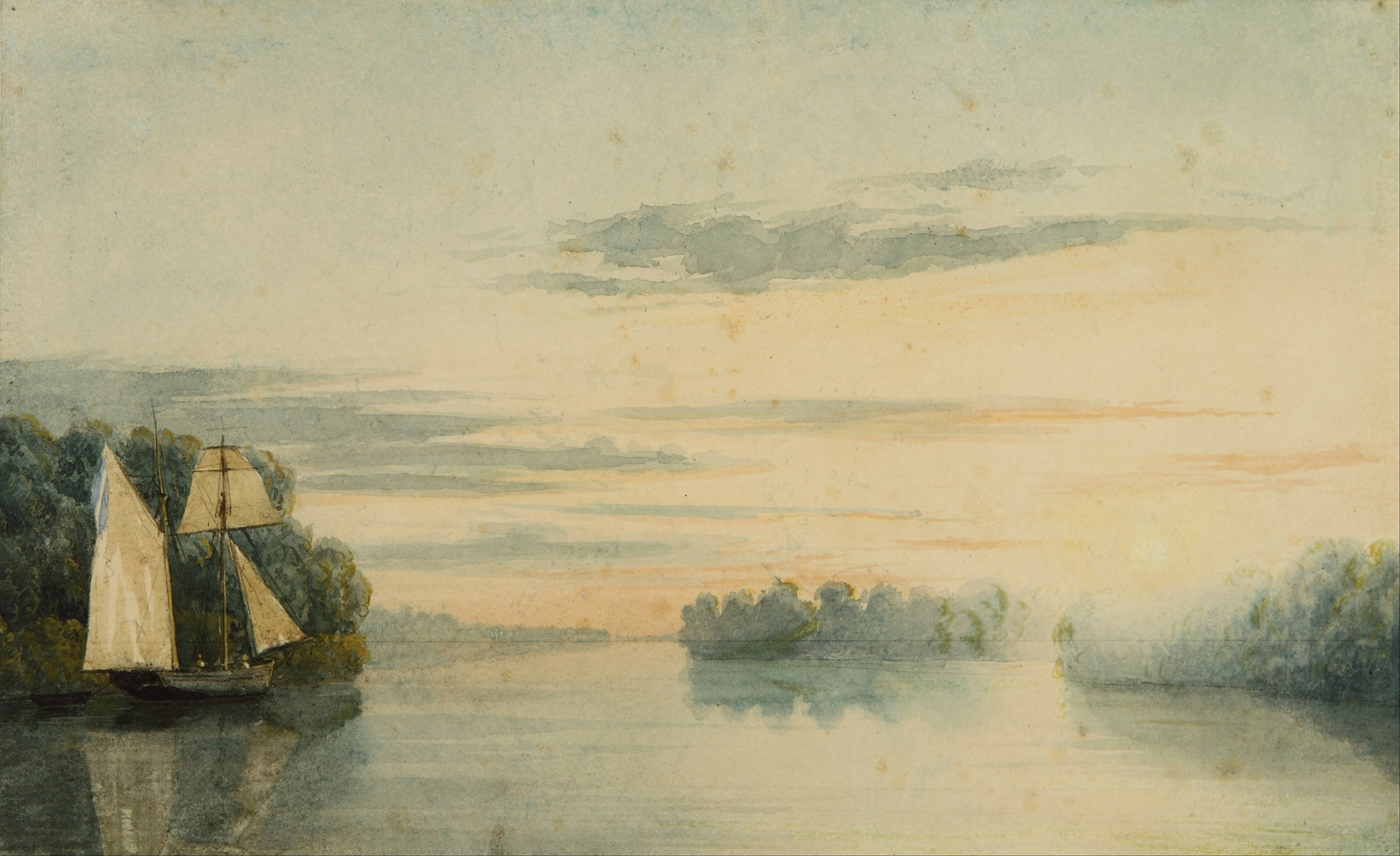 Paisaje (Tres Bocas Tigre), by Prilidiano Pueyrredòn, public domain
