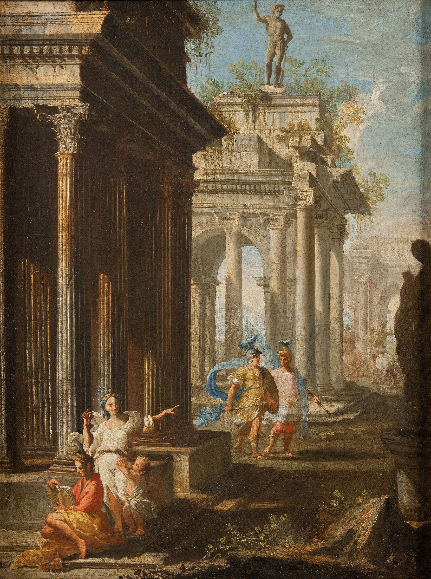 Neoclassical architecture with columns by Alberto Carlieri