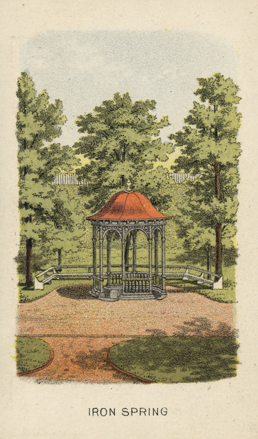 Iron Spring landscape by John C. Sinclair, medium unknown