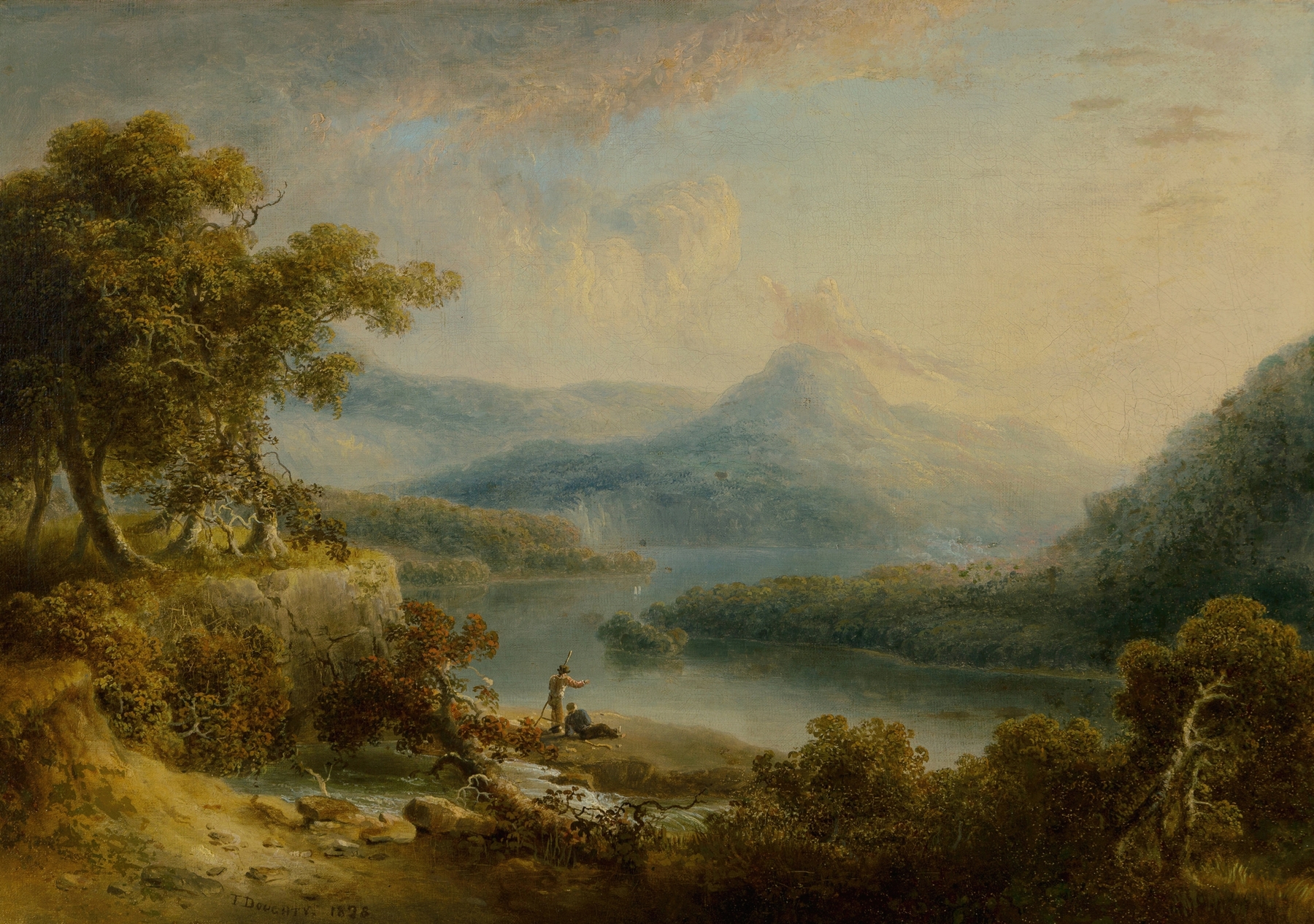 Two Fishermen, by Thomas Doughty, public domain