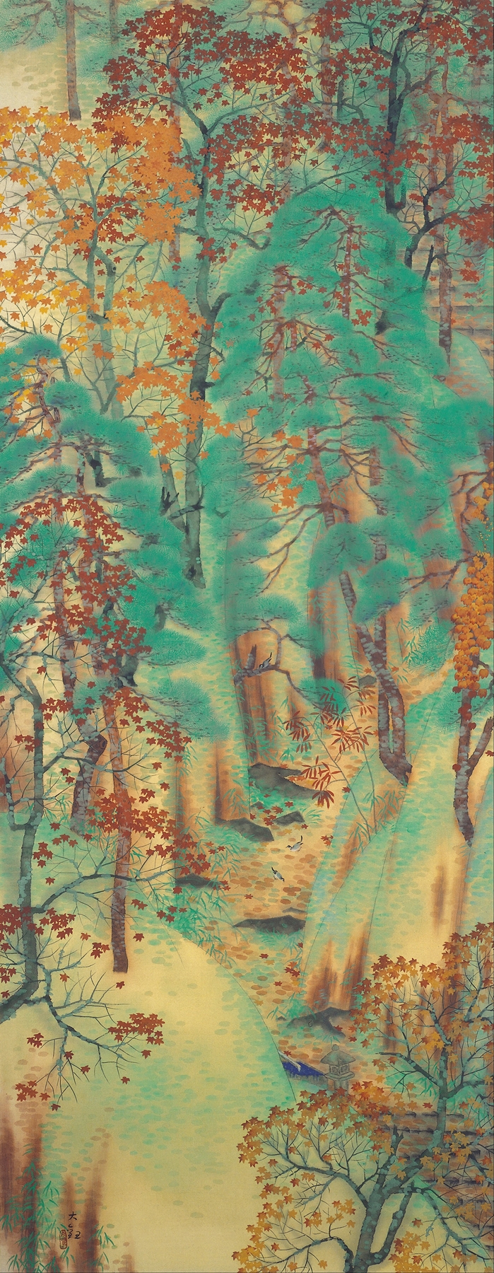 Way to Atago, by Yokoyama Taikan, public domain