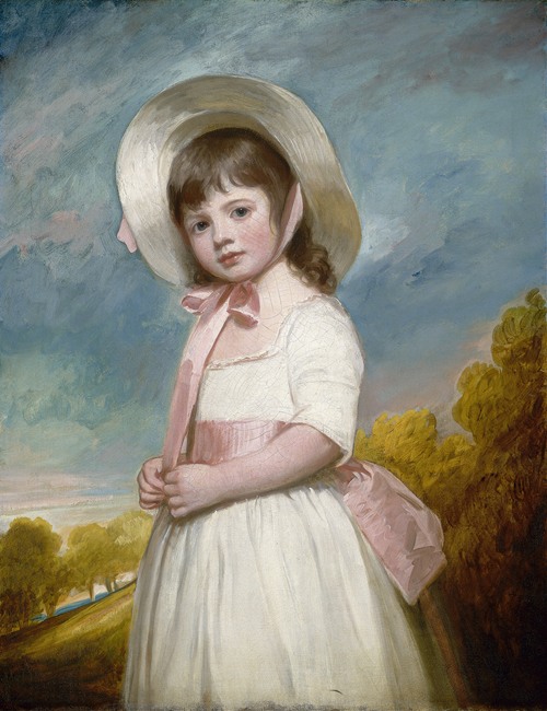 A portrait of Miss Juliana Willoughby by George Romney.