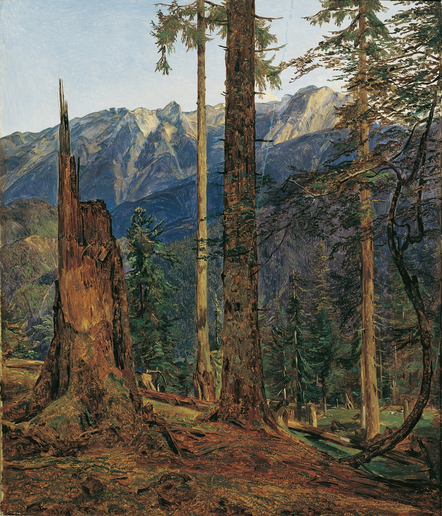 Das Höllengebirge bei Ischl, by Ferdinand Georg Waldmüller, public domain