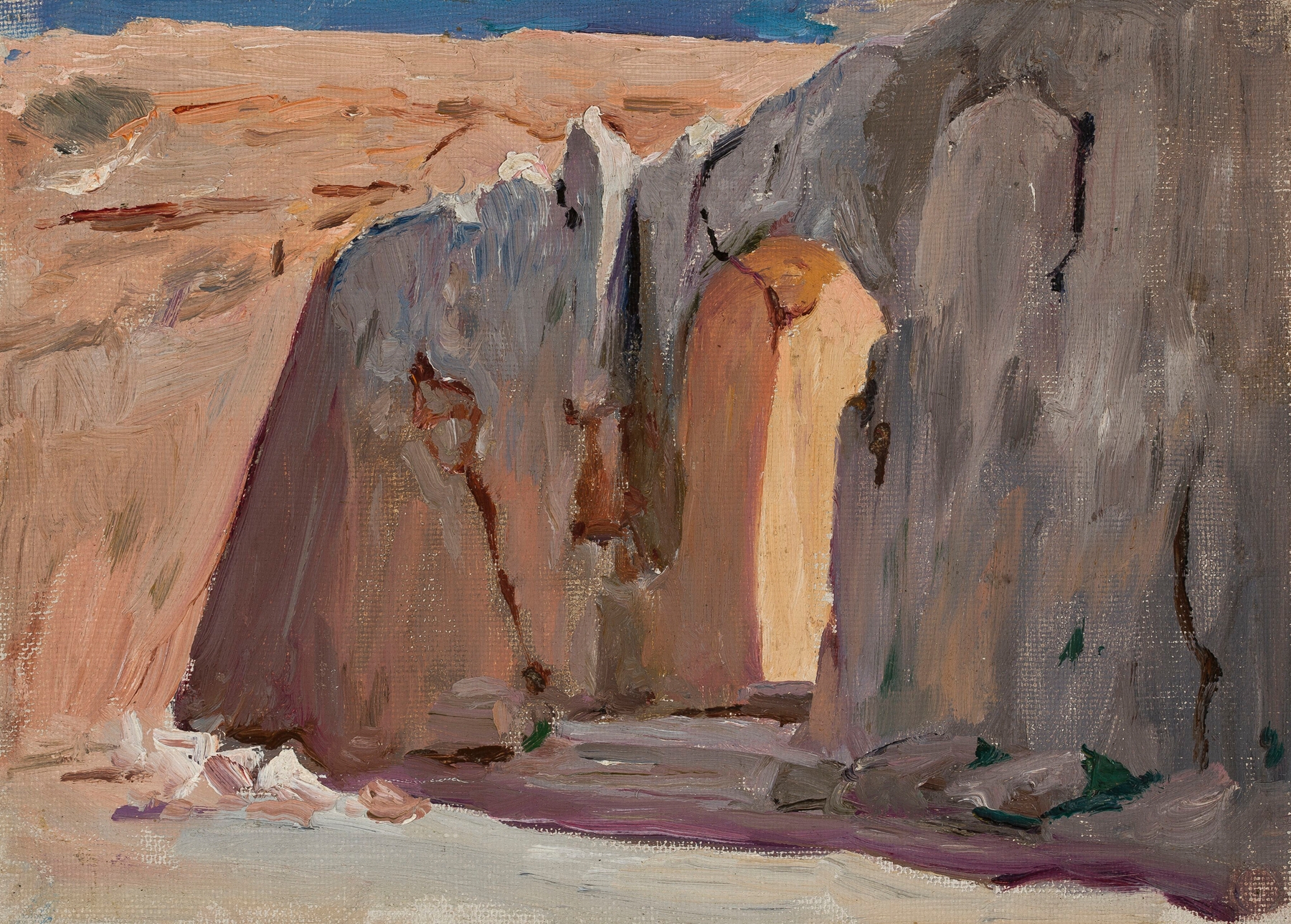 Tombs of the kings in Jerusalem. From the journey to Palestine, by Jan Ciągliński, public domain