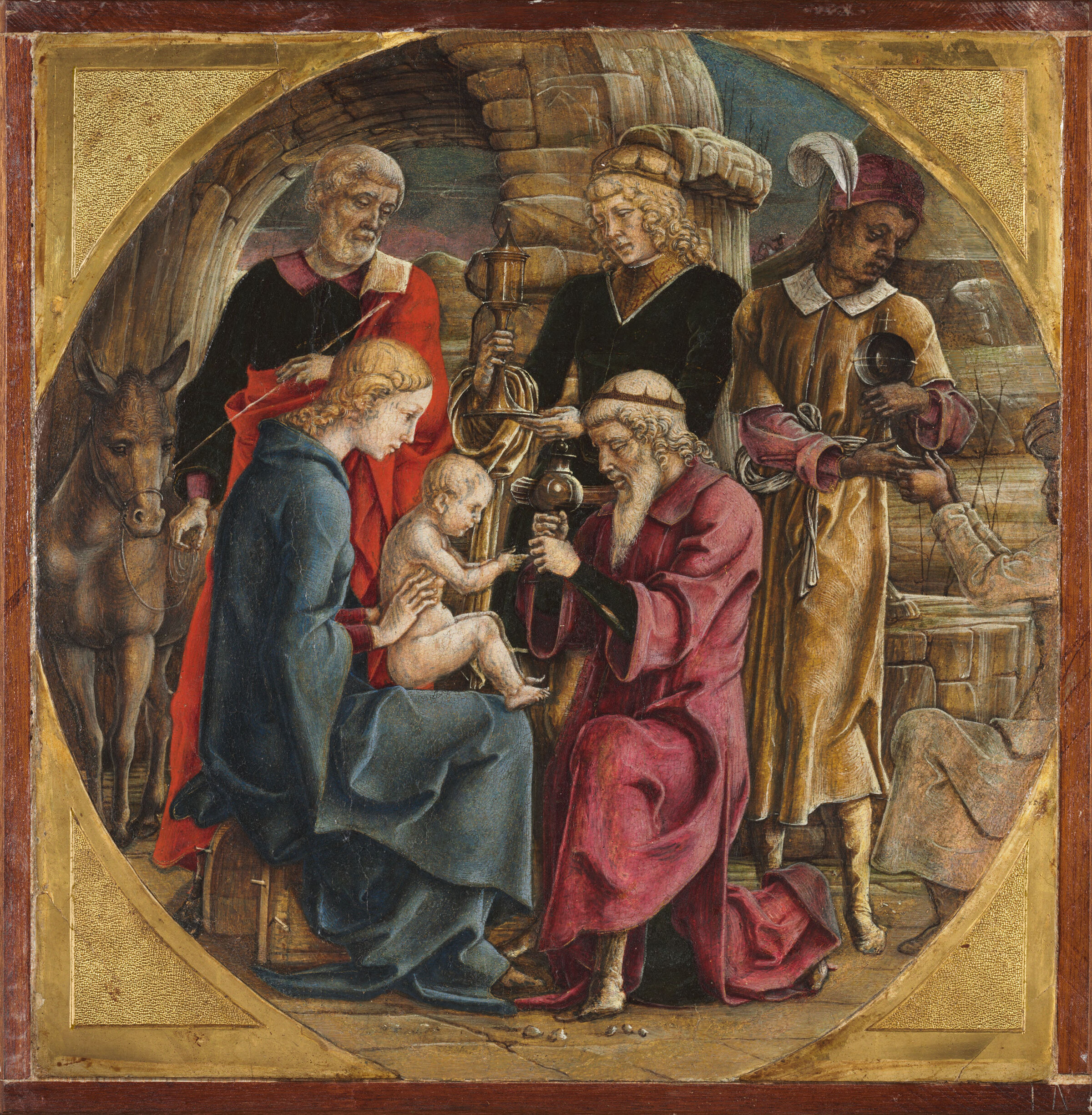 The Adoration of the Magi, by Cosmè Tura, public domain