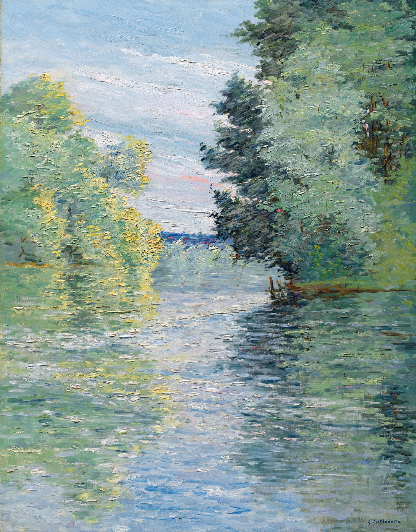 Le Petit bras de la Seine à Argenteuil, by Gustave Caillebotte, public domain