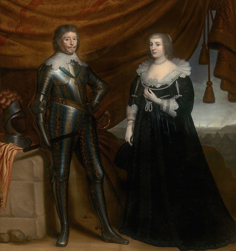Double portrait of Frederik Hendrik and Amalia of Solms-Braunfels by Gerard van Honthorst.