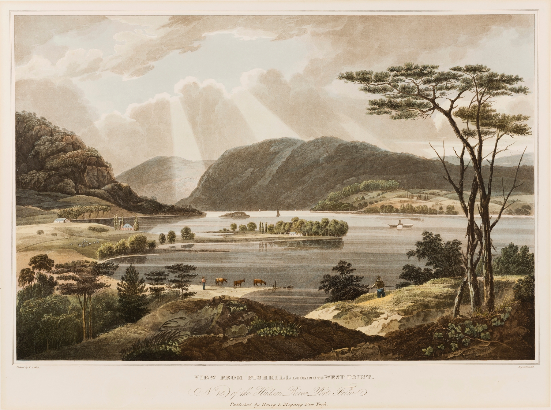 View from Fishkill Looking to West Point, by William Guy Wall, public domain